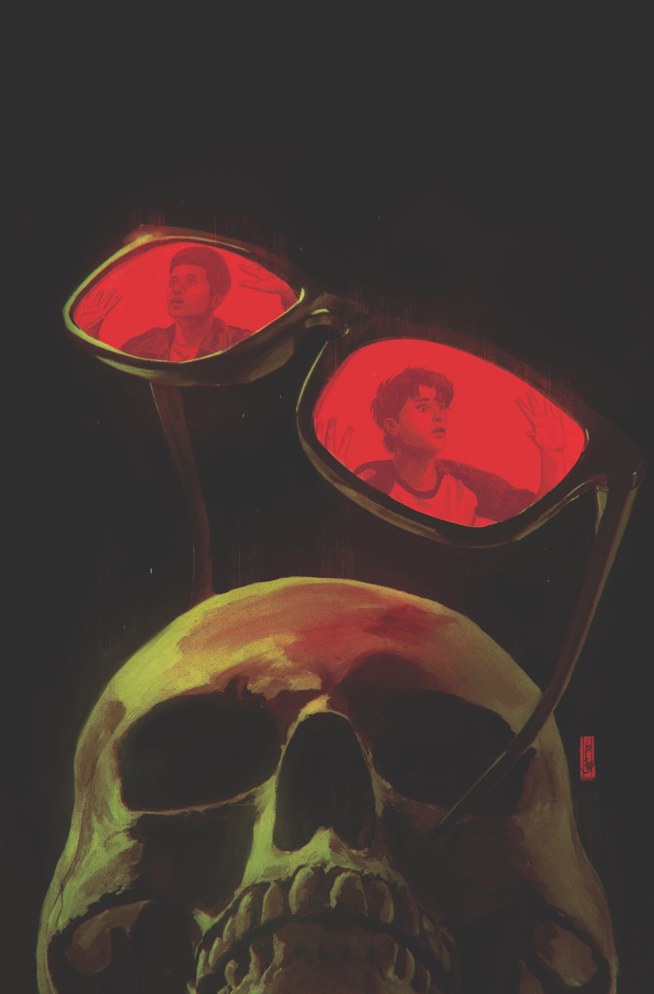 Chris Shehan Skeleton Comic Art Portrait Display Sunglasses Skull Simple Background Minimalism 1349x2048