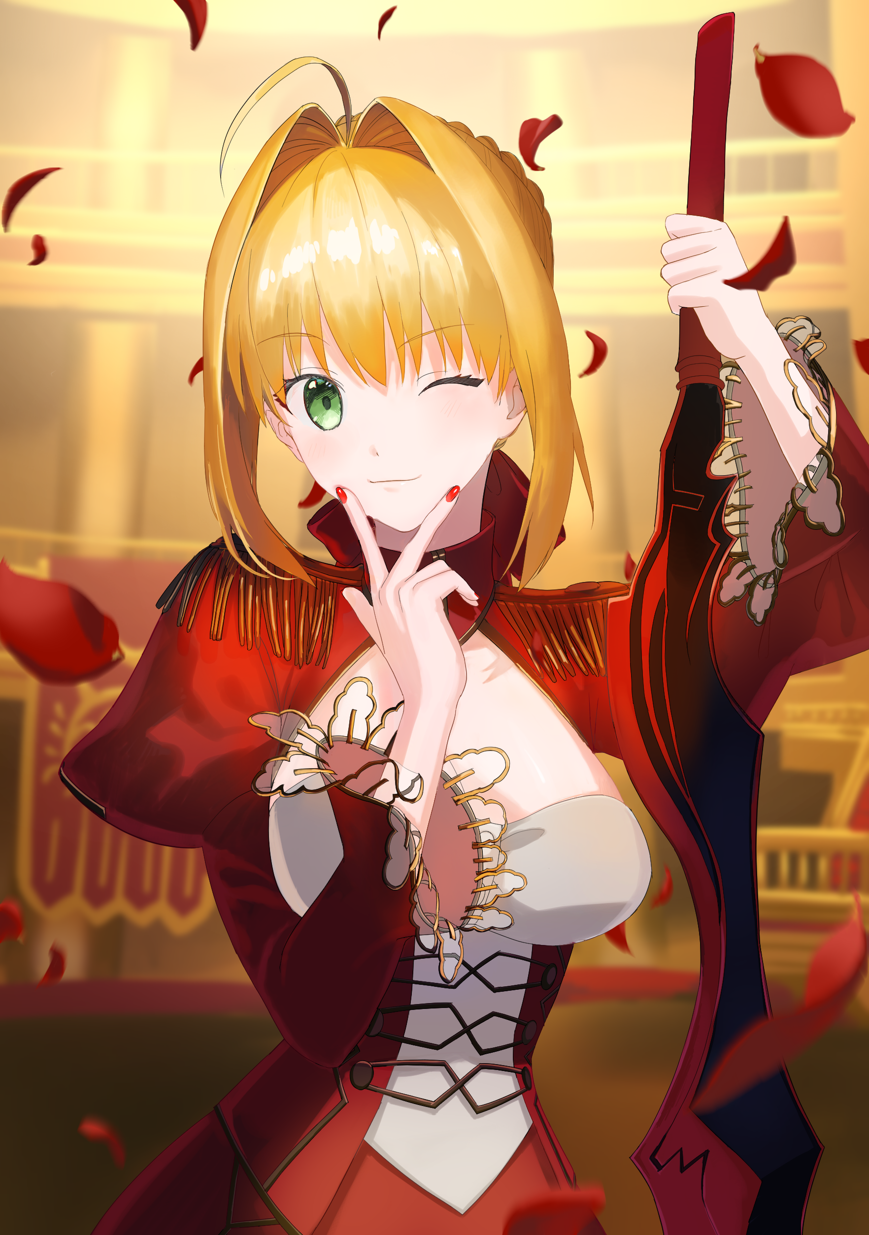 Anime Anime Girls Fate Series Fate Extra Fate Extra CCC Fate Grand Carnival Nero Claudius Hairbun Ah 1764x2508