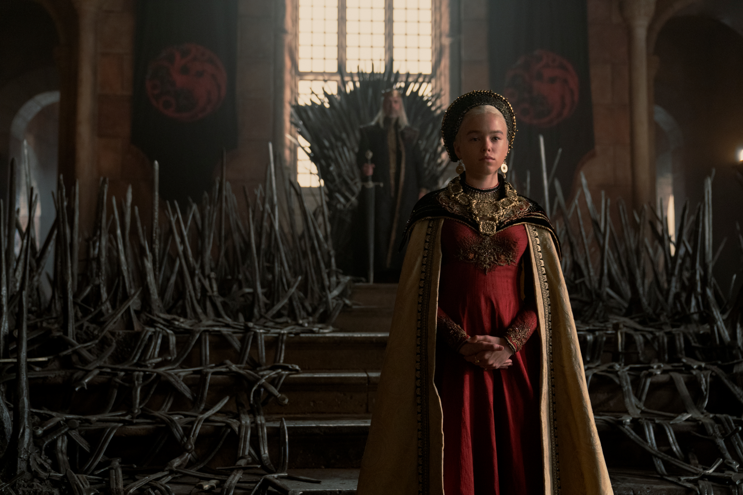 House Of The Dragon Rhaenyra Targaryen House Targaryen TV Sword Princess Iron Throne 2560x1707