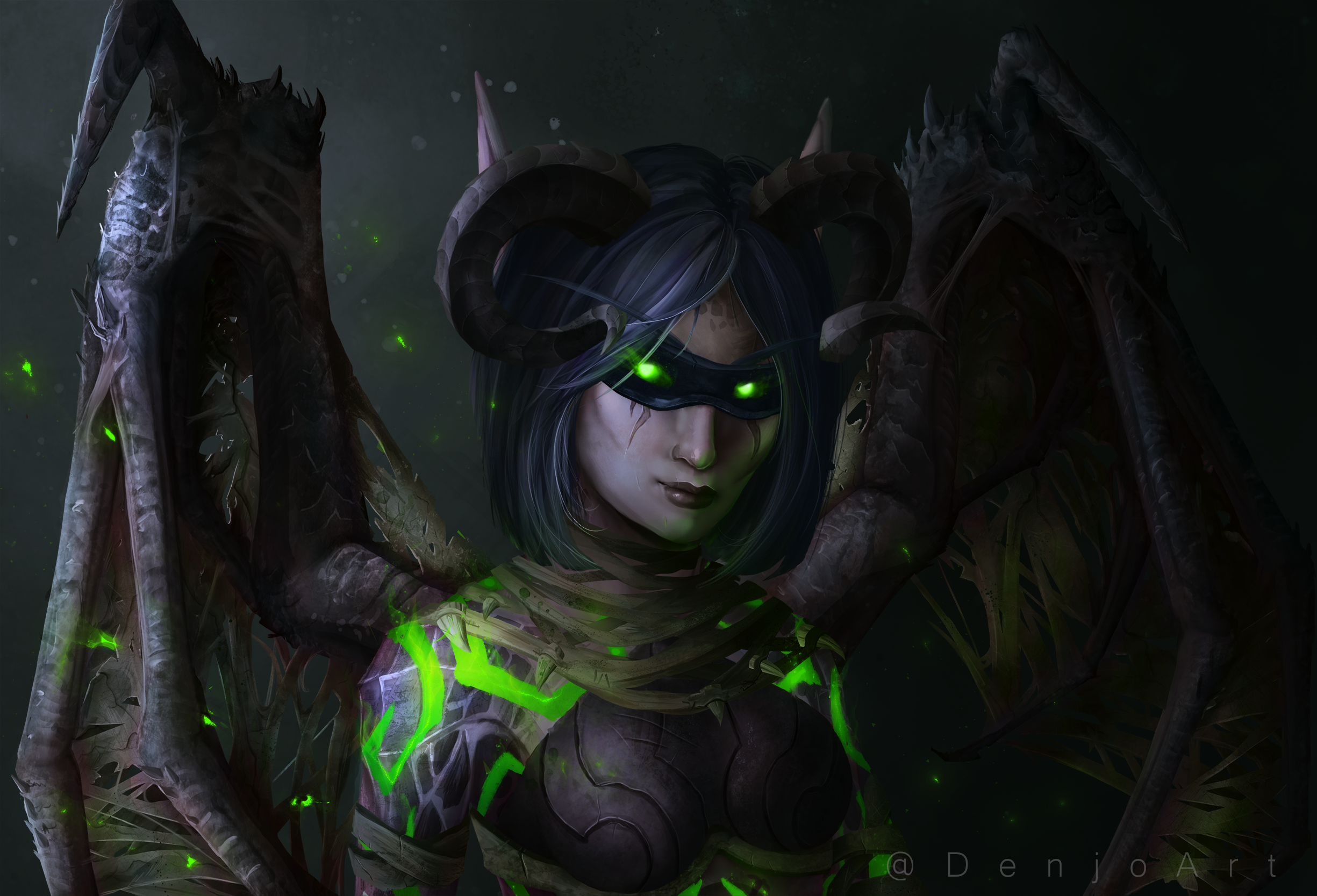 Woman Warrior Sylvalum World Of Warcraft 2450x1667