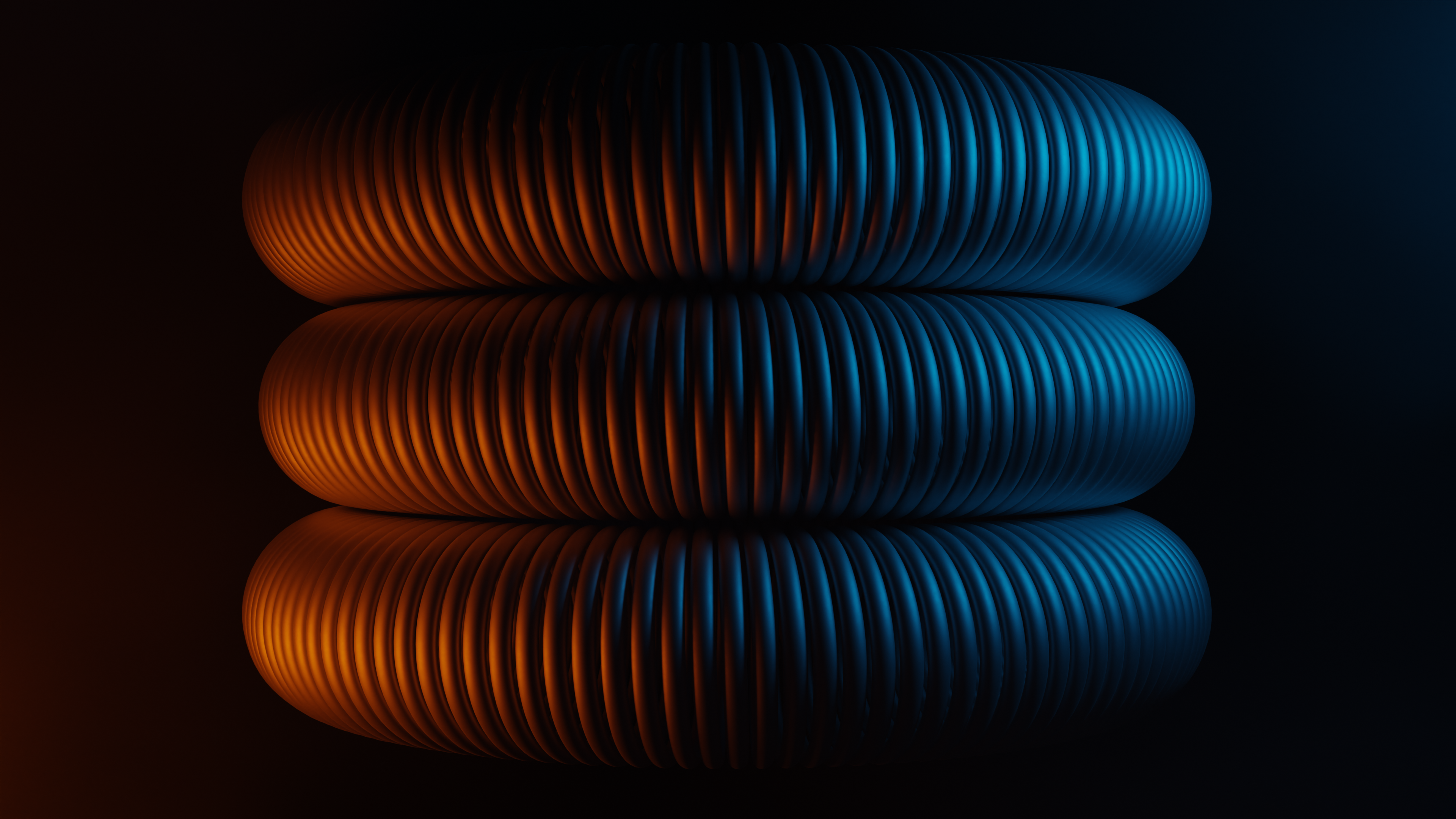 Spiral Simple Background CGi Blender 3D Abstract Abstract Artwork Minimalism 3840x2160