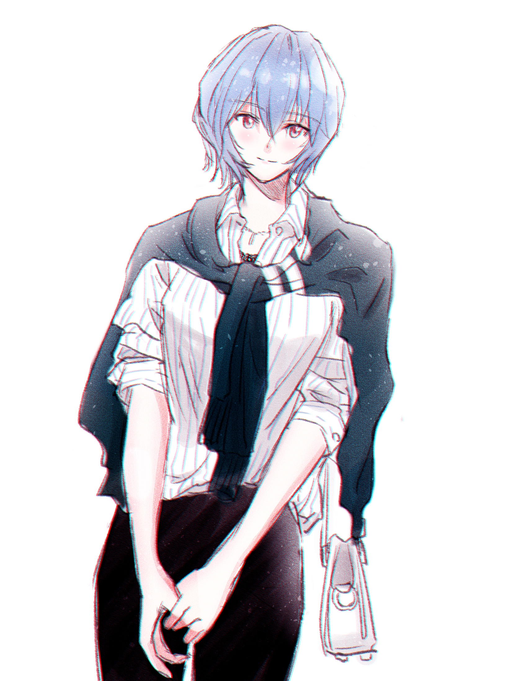 Anime Anime Girls Rebuild Of Evangelion Neon Genesis Evangelion Super Robot Taisen Ayanami Rei Short 1641x2197