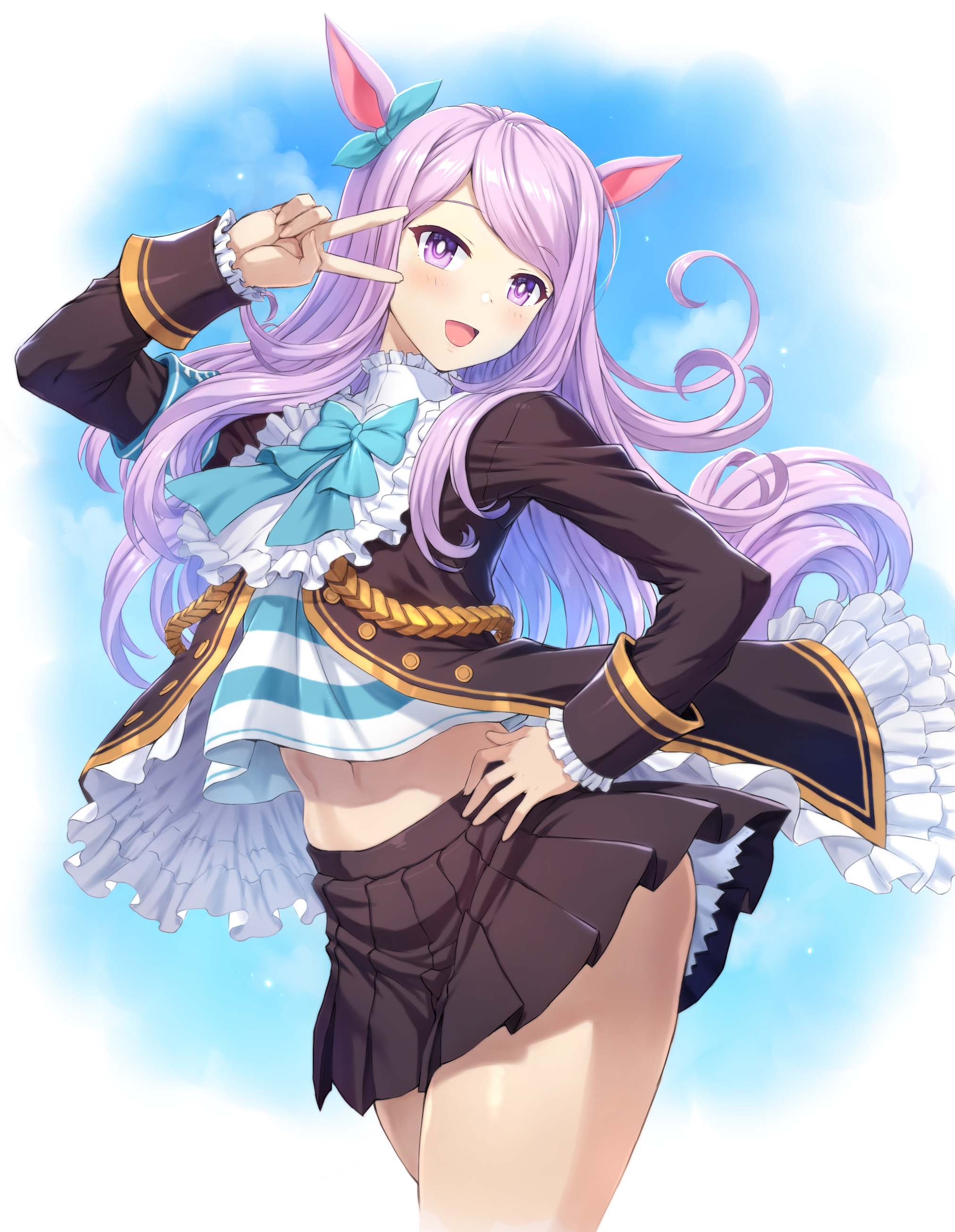 Anime Anime Girls Uma Musume Pretty Derby Horse Girls Animal Ears Mejiro McQueen Uma Musume Long Hai 2024x2612