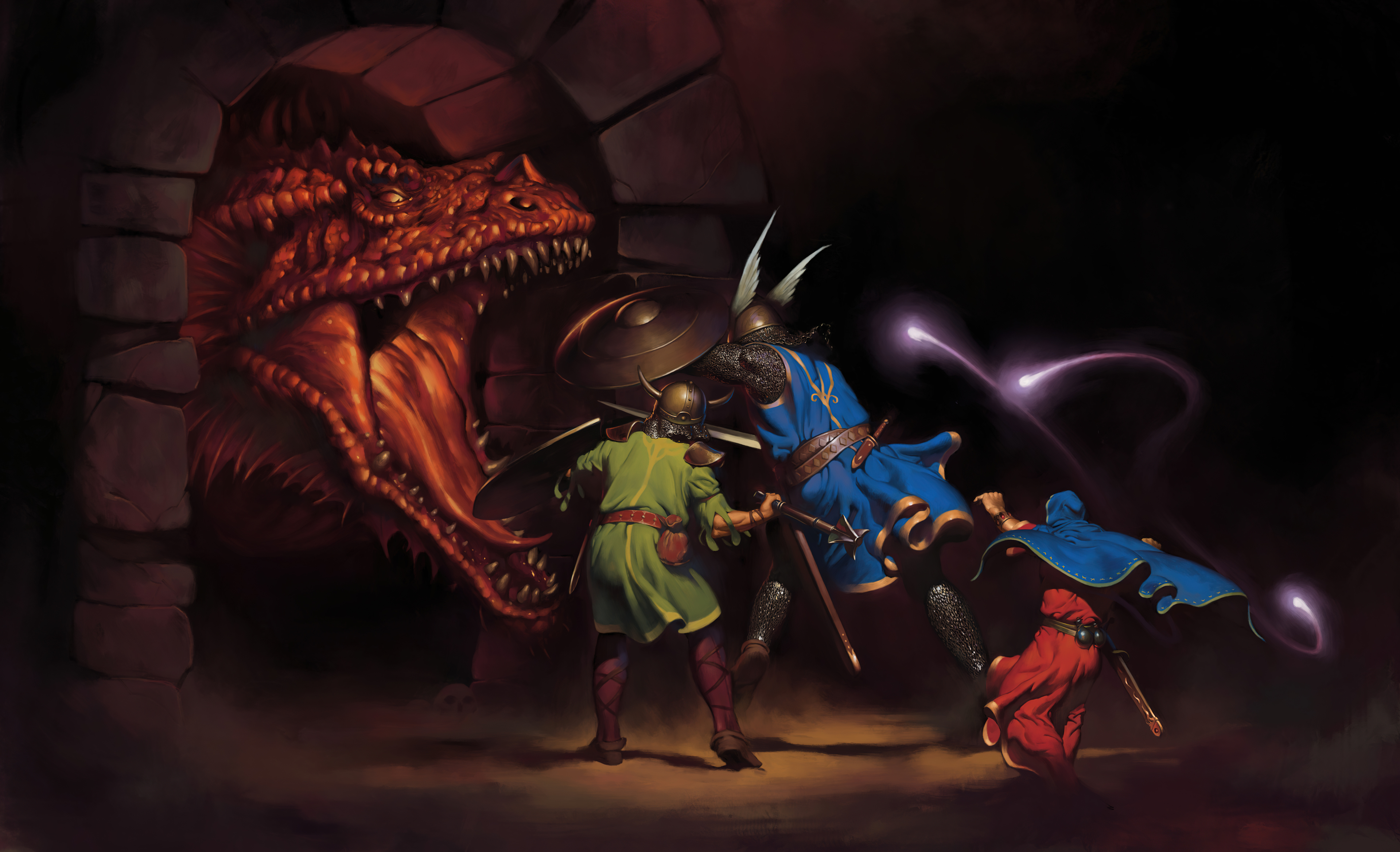 Fantastic Realism Fantasy Art Dragon Knight Dungeons Dragons Sorcerer Fantasy Castle Dungeon Master  3840x2336