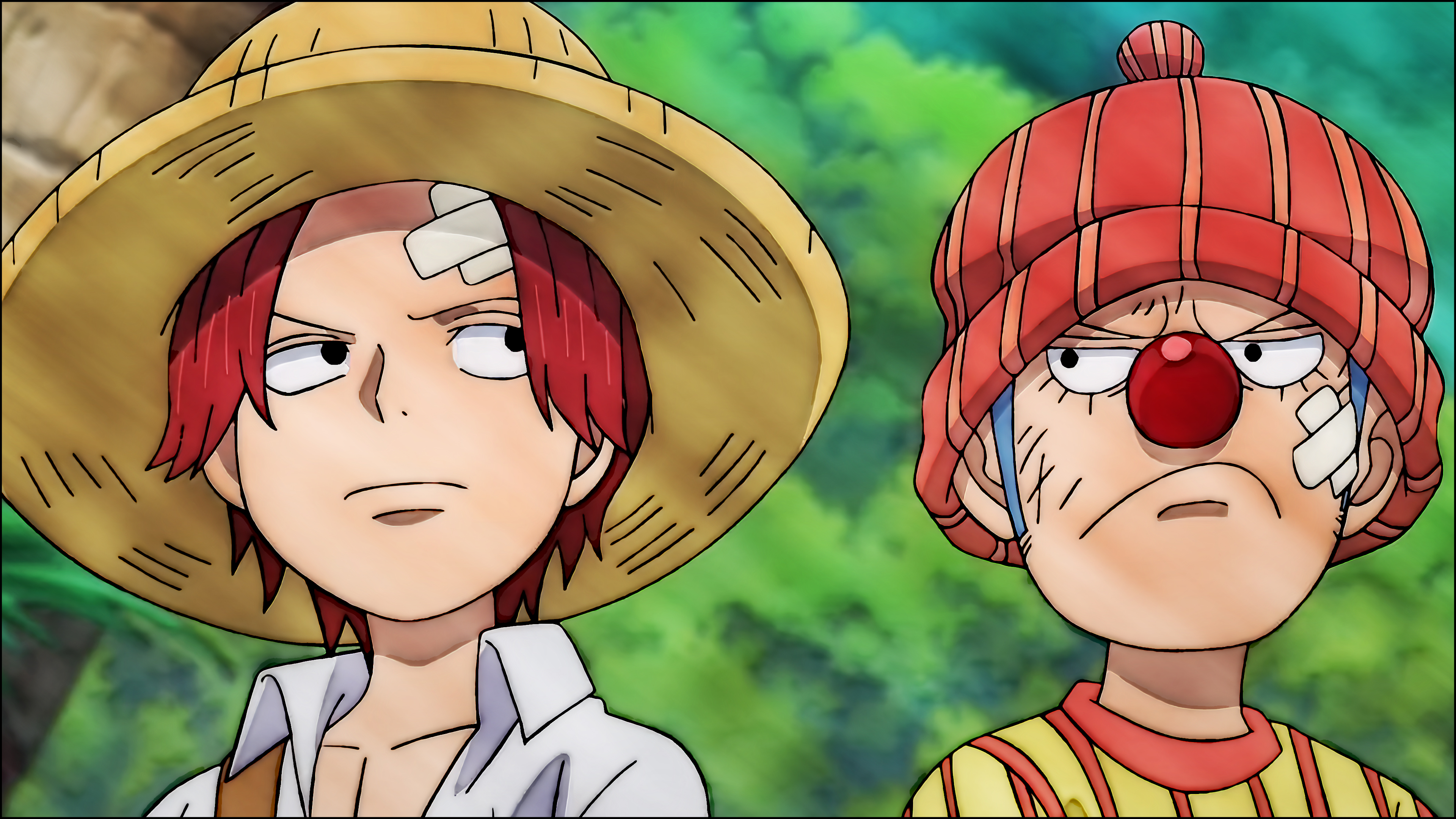 Shanks Buggy One Piece One Piece Anime Boys Hat Anime Screenshot Anime 3840x2160