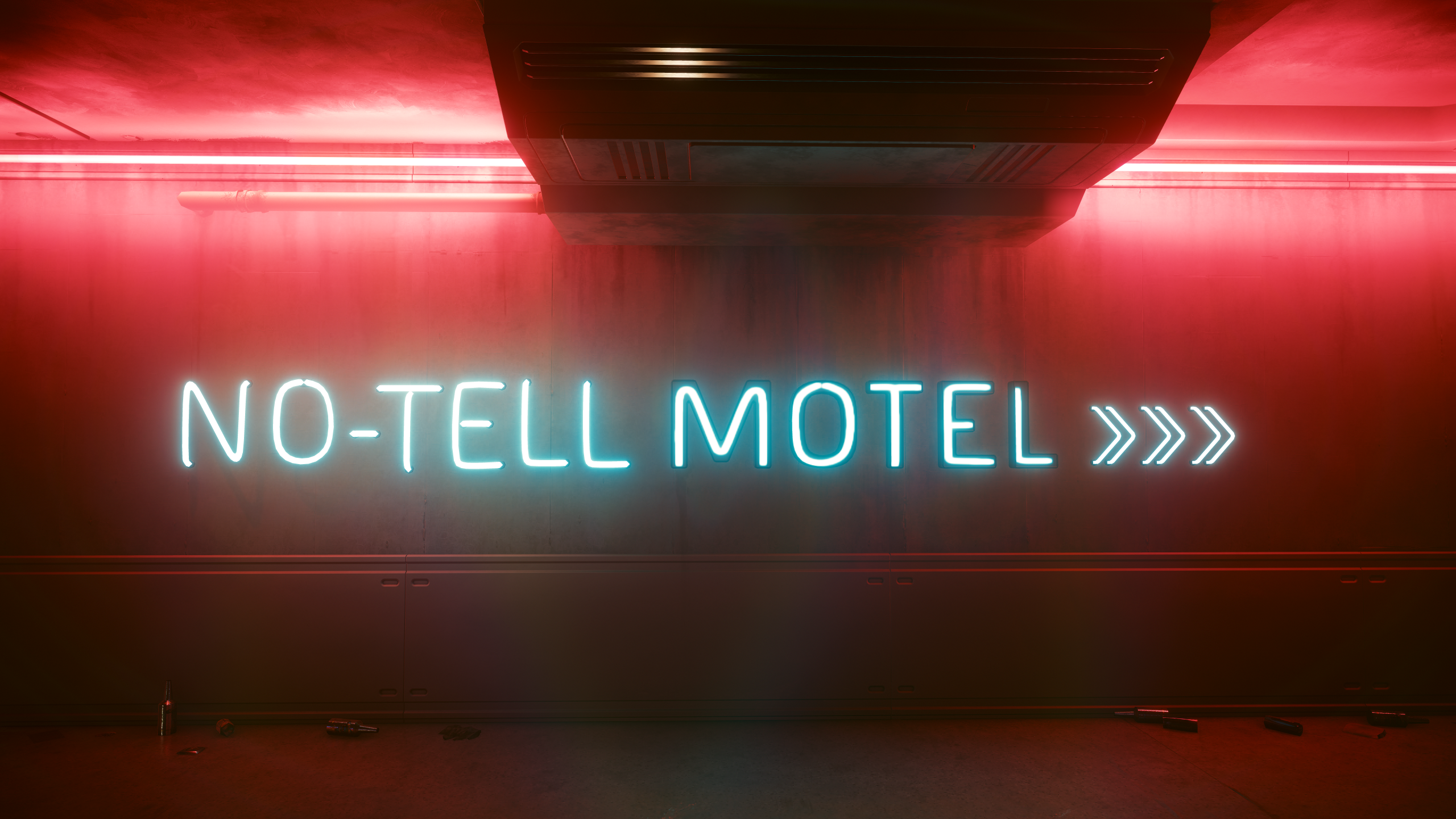 Cyberpunk 2077 Neon Motel Screen Shot 2560x1440