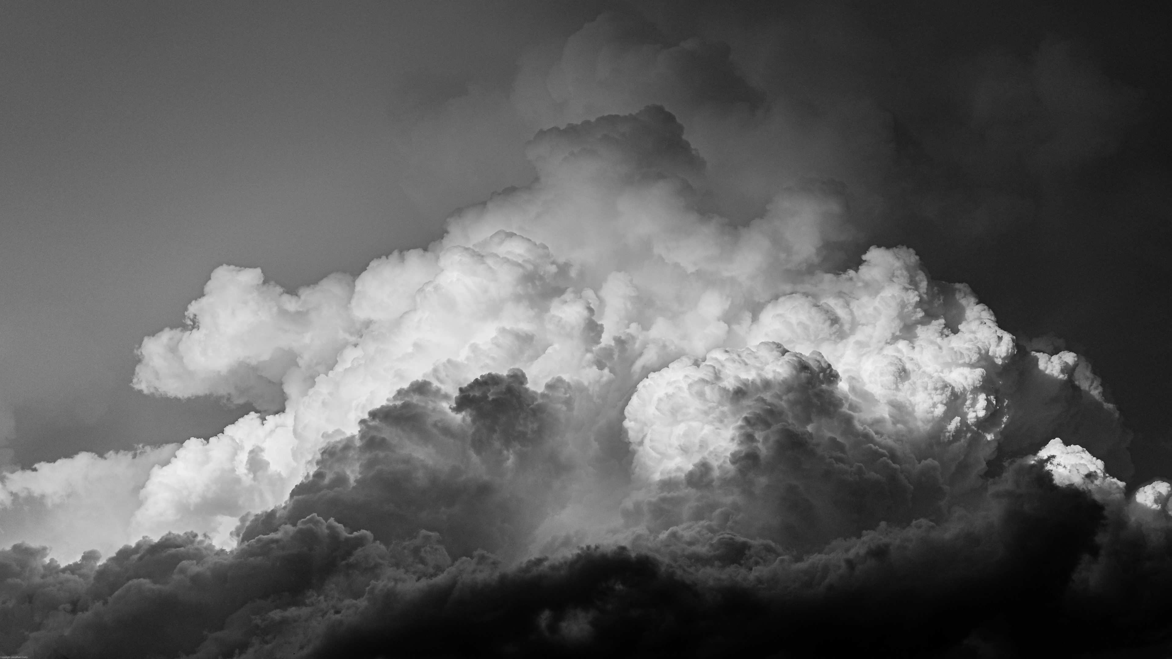 Clouds Photography Film Grain Outdoors Nature Monochrome Thunder Storm 50mm Sky 3840x2160