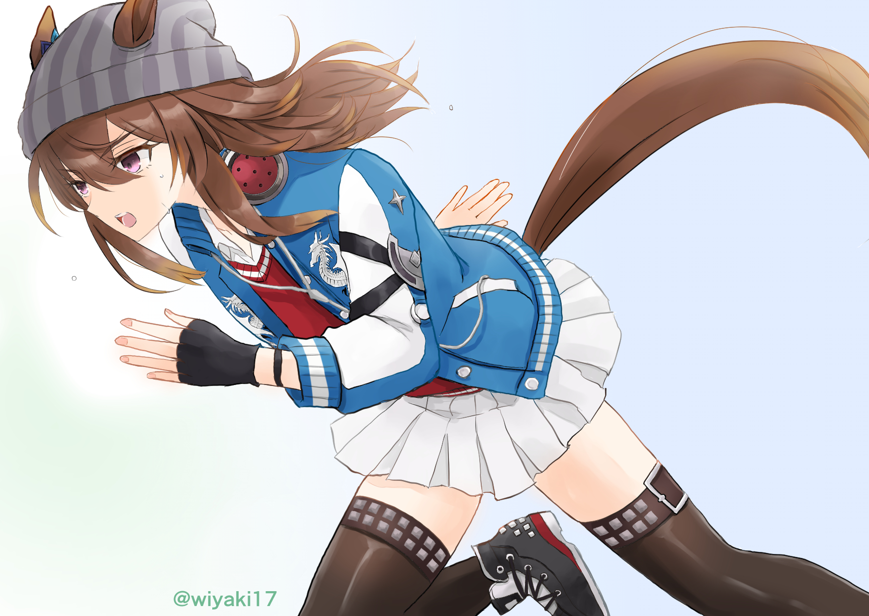 Anime Anime Girls Uma Musume Pretty Derby Nakayama Festa Uma Musume Long Hair Brunette Horse Girls A 1748x1240