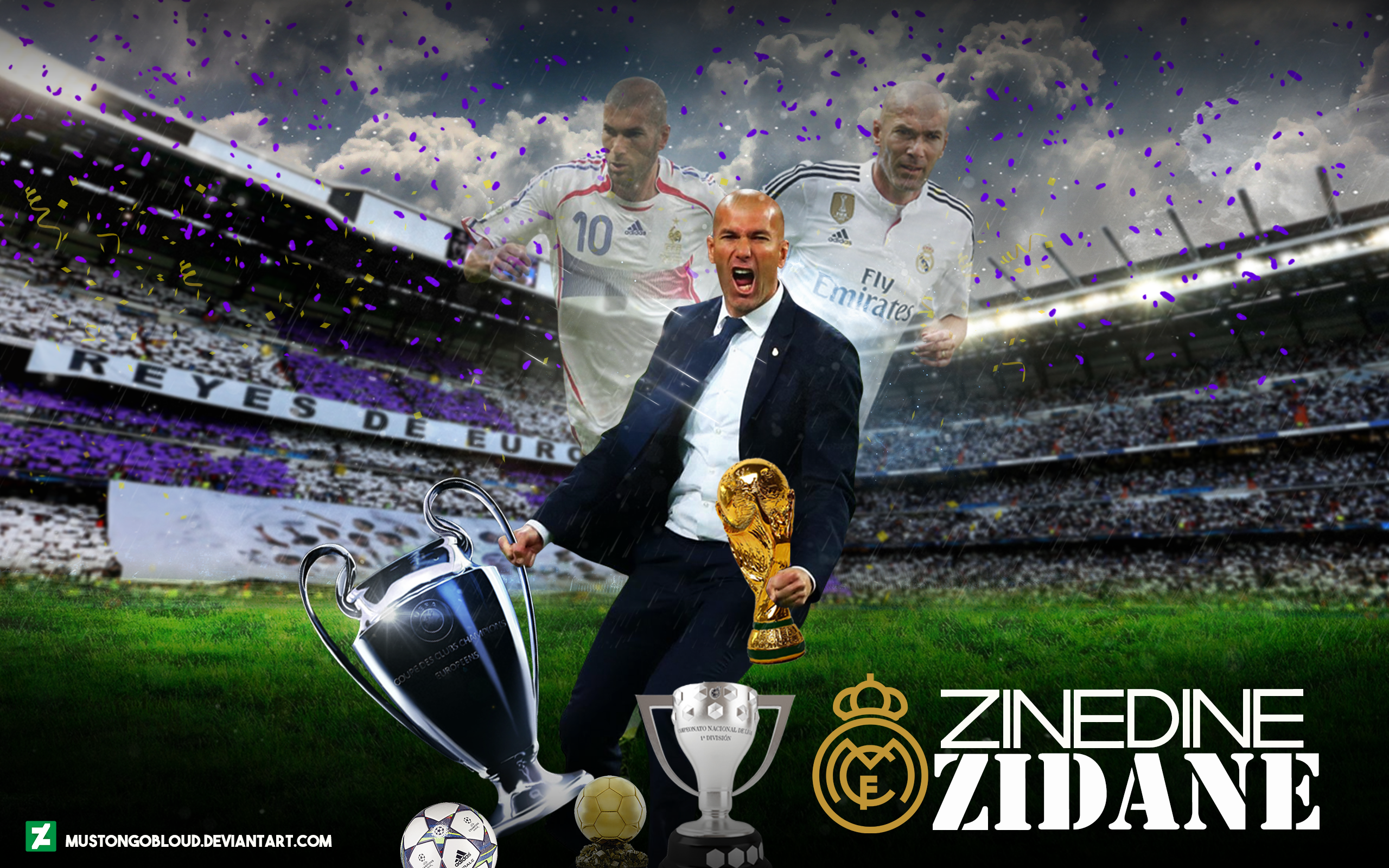 Sports Zinedine Zidane 2560x1600