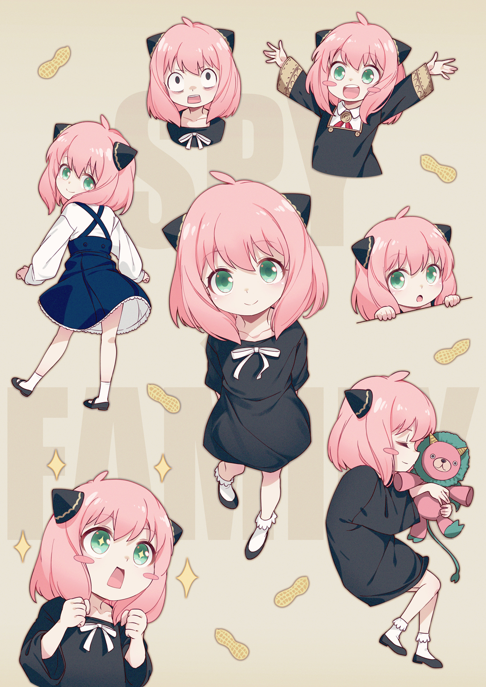 Anime Girls Fantasy Girl Anya Forger Anime Pink Hair Green Eyes Wallpaper -  Resolution:1000x1414 - ID:1311130 