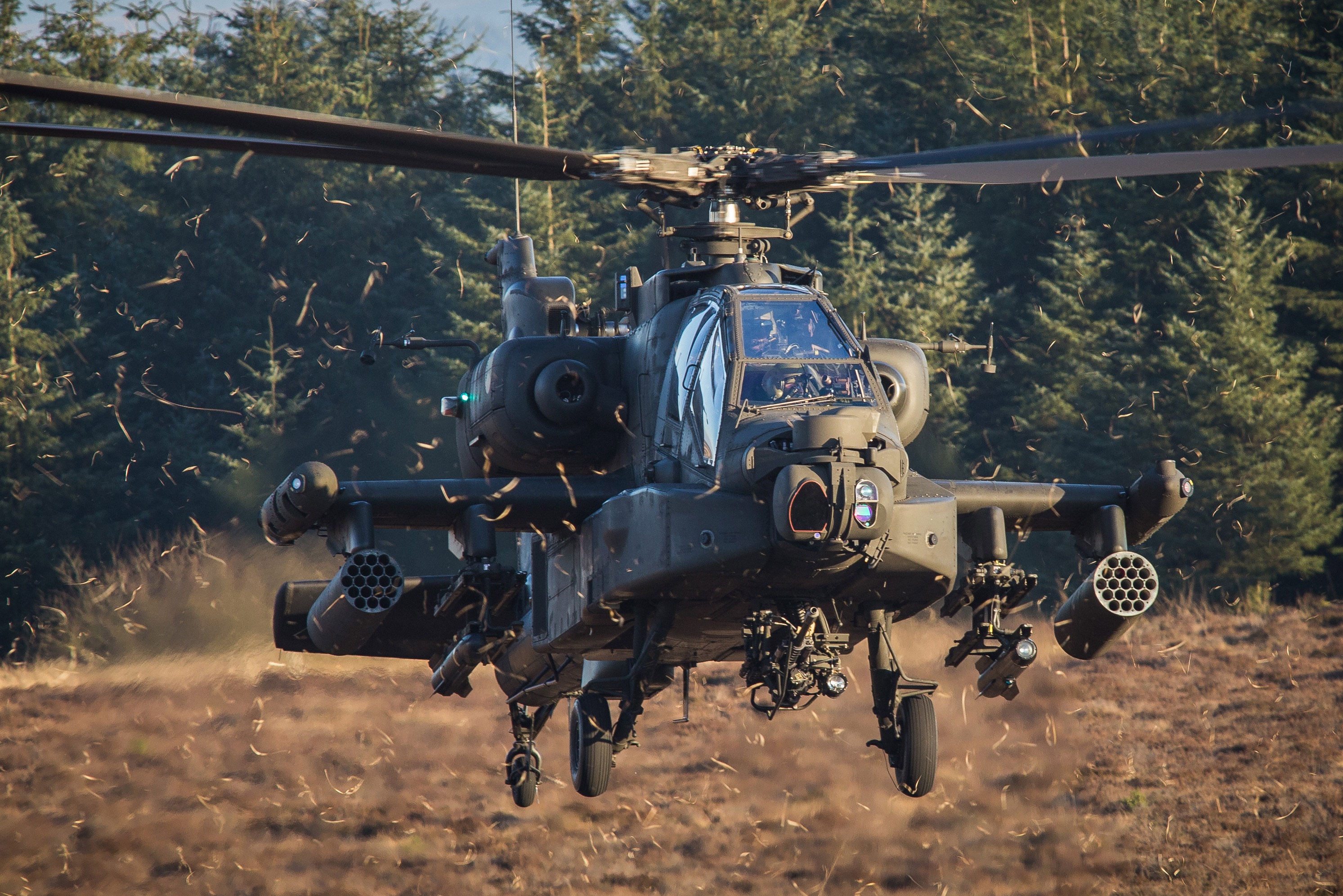 Helicopter Attack Helicopter Aircraft 2986x1993