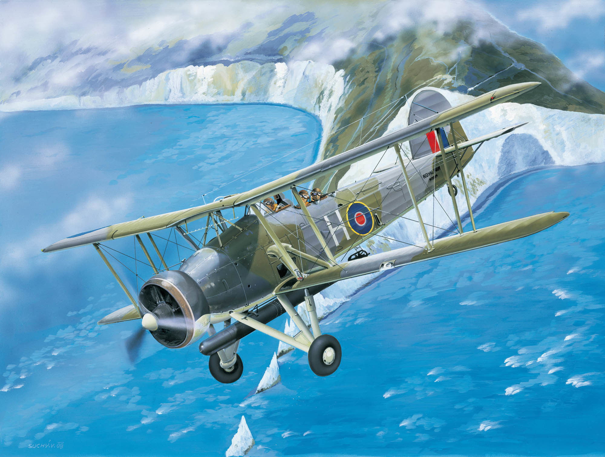 World War Ii Aircraft Airplane War Military Aircraft Military Royal Navy Torpedo Bomber Fairey Sword 2000x1512