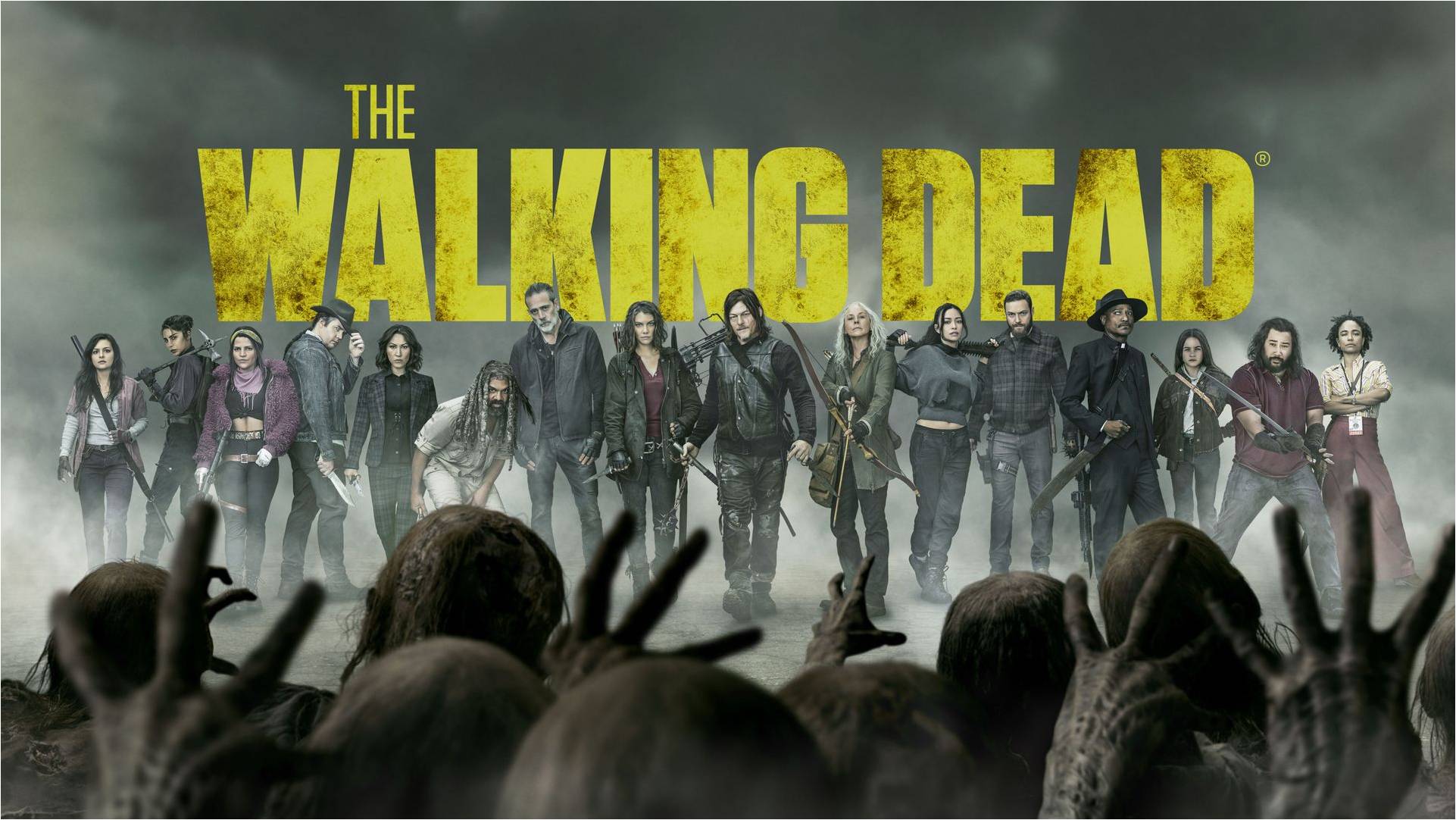 The Walking Dead TV Series Zombies People 1922x1082