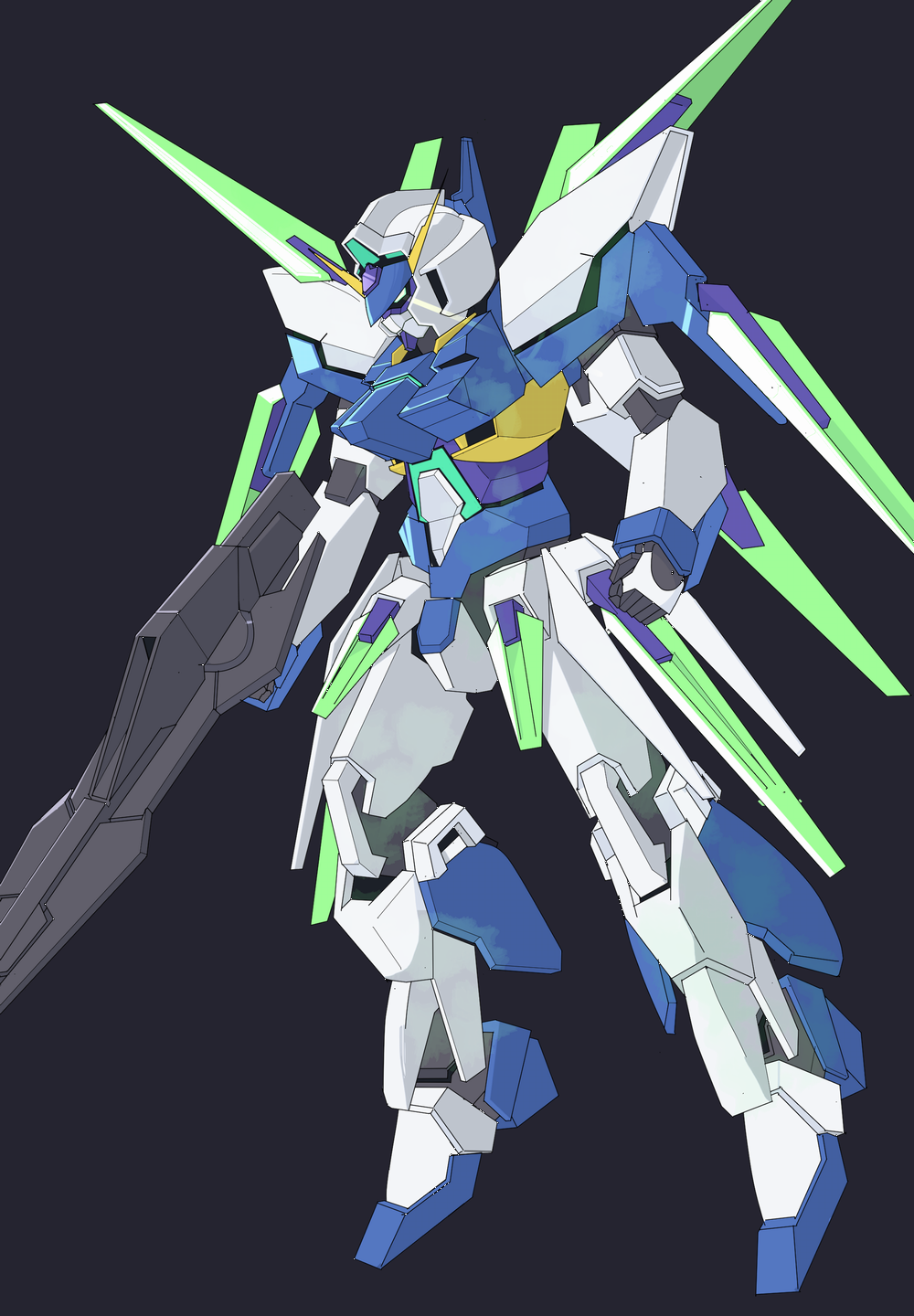 Gundam AGE FX Anime Mechs Mobile Suit Gundam AGE Super Robot Taisen Gundam Artwork Digital Art Fan A 1000x1440