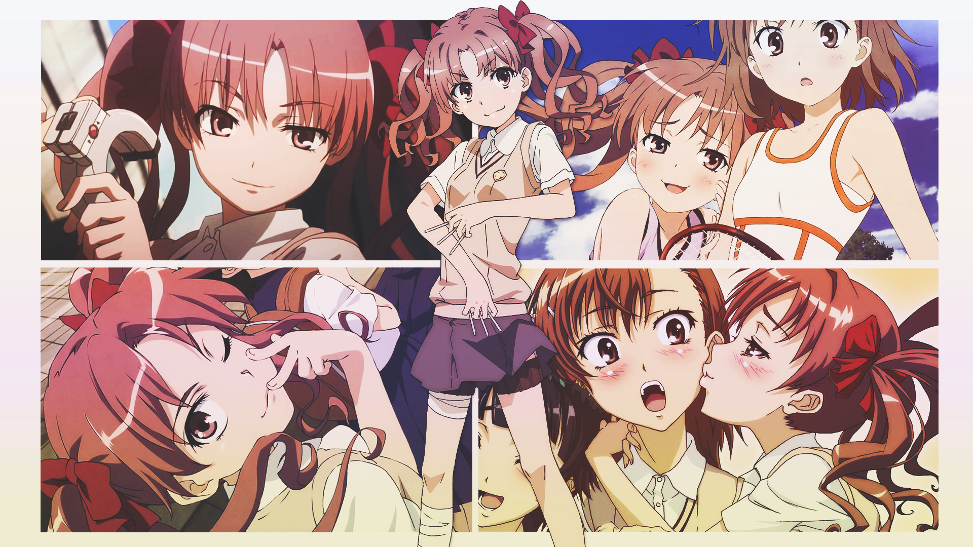 Anime Collage DinocoZero Anime Girls To Aru Kagaku No Railgun To Aru Majutsu No Index Shirai Kuroko  1920x1080