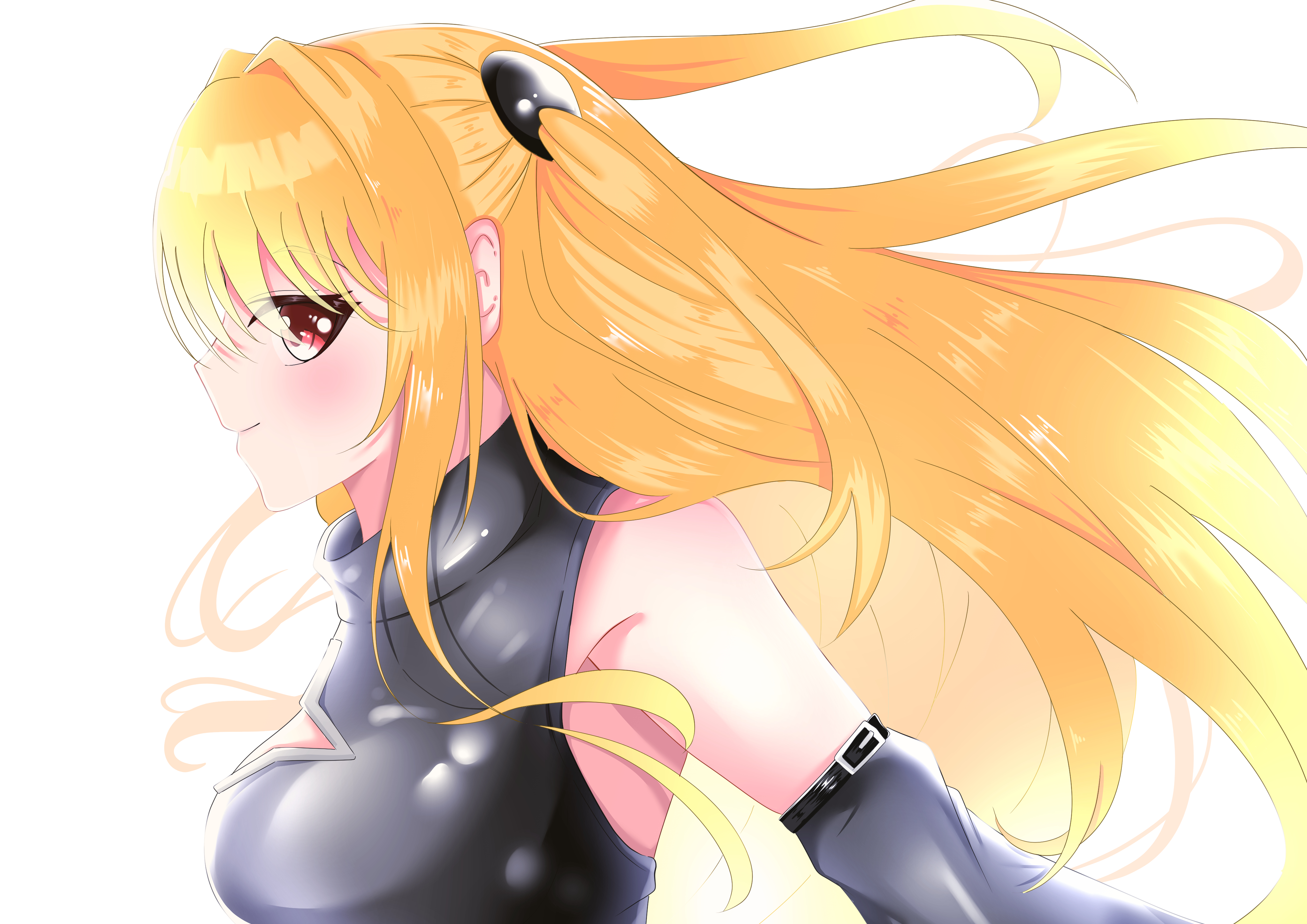 Golden Darkness To Love Ru Anime Anime Girls Long Hair Blonde Artwork Digital Art Fan Art 4093x2894