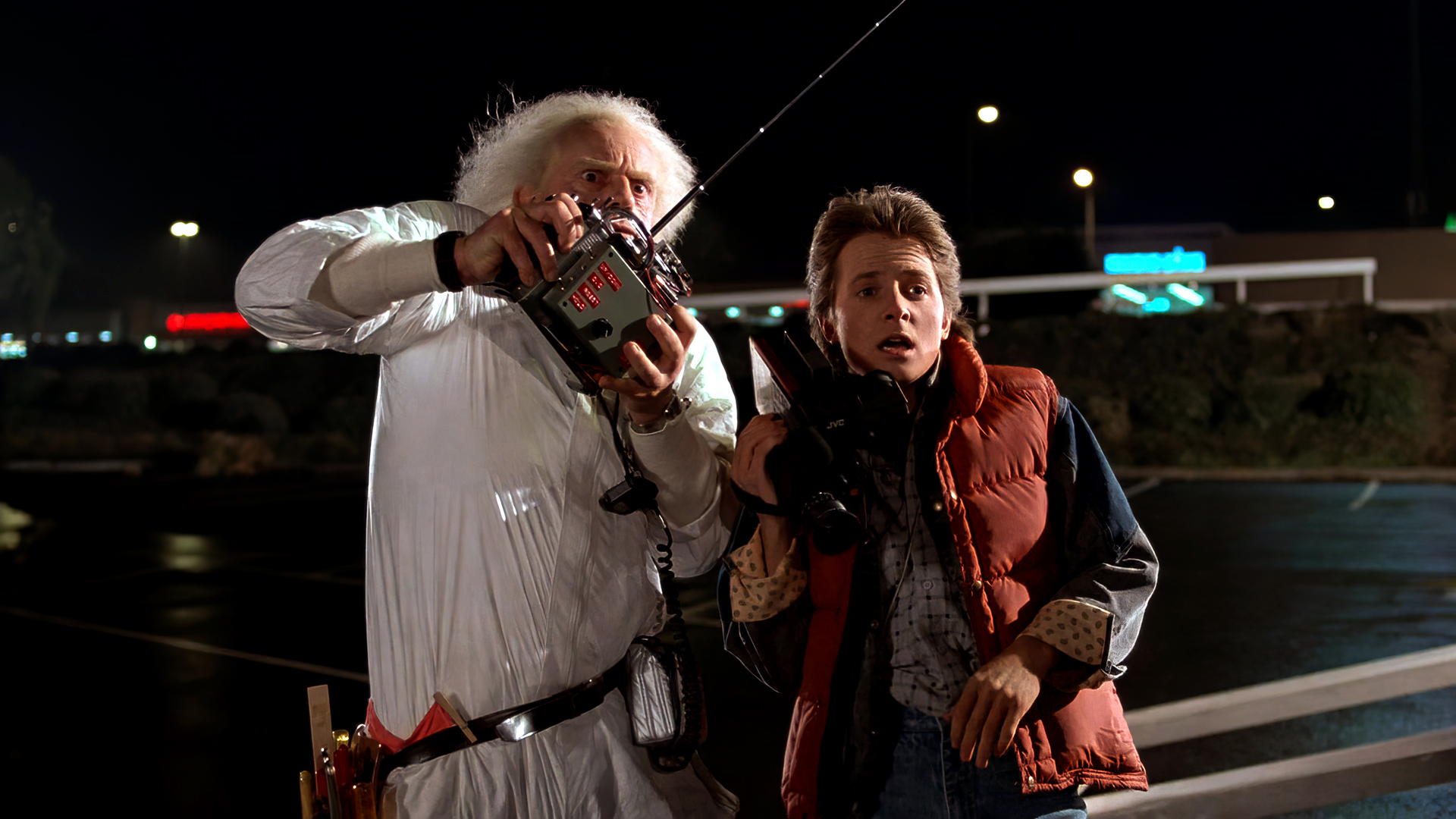 Back To The Future Movies Film Stills Dr Emmett Brown Marty McFly Robert Zemeckis Christopher Lloyd  1920x1080