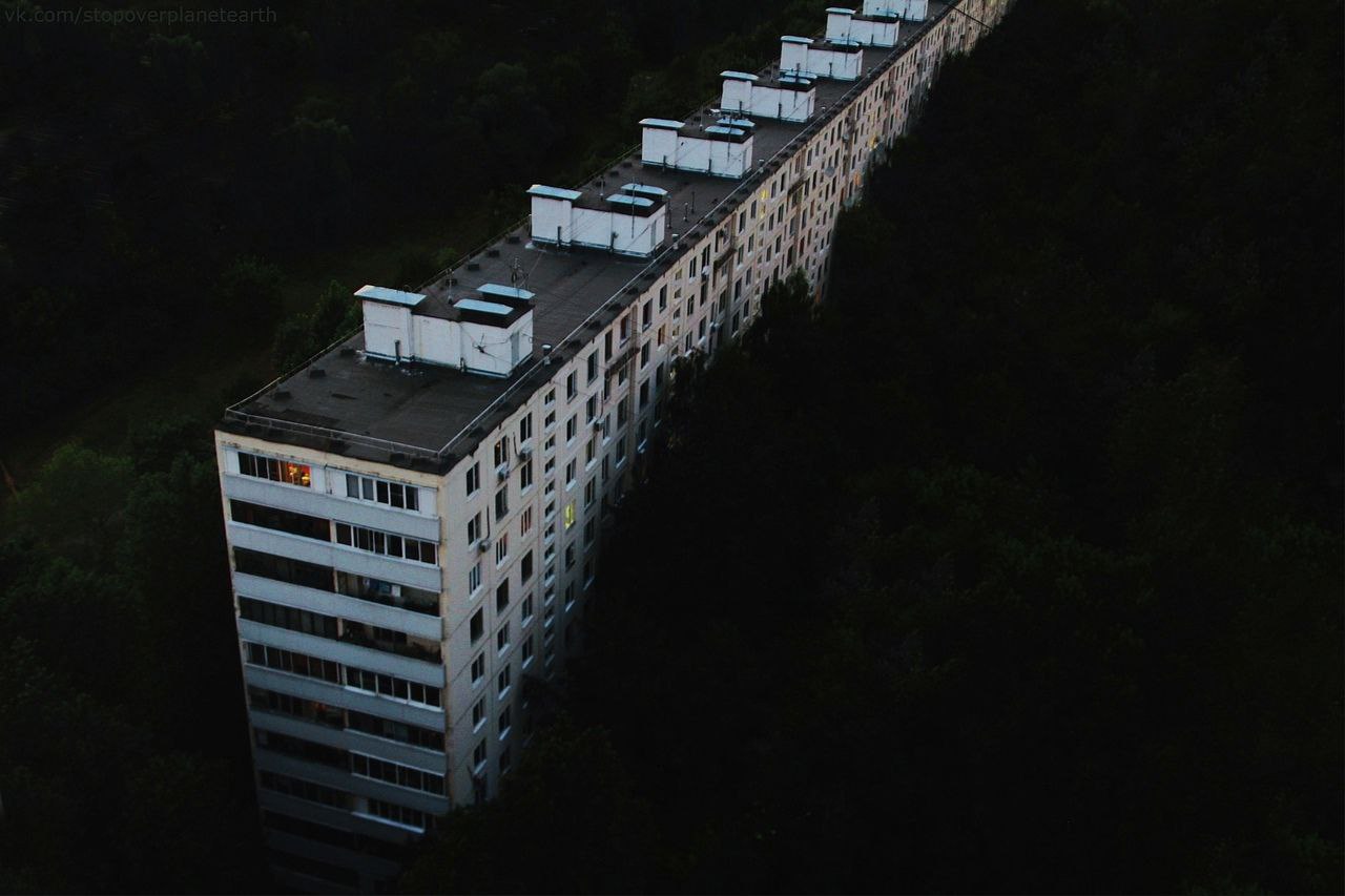 Russia Building Forest Block Of Flats Trees 1280x853