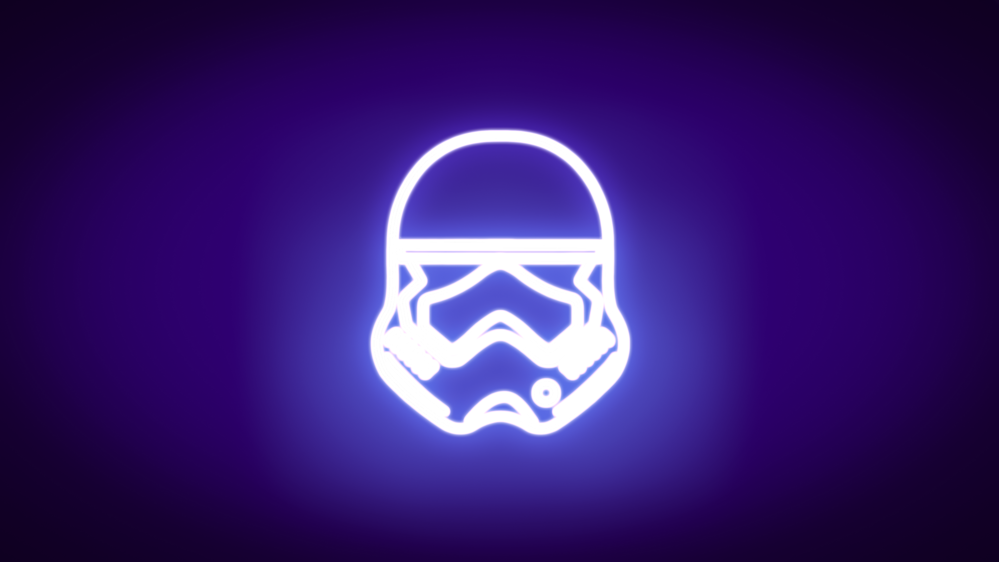 Star Wars Neon Simple Background Minimalism Stormtrooper Imperial Forces Imperial Stormtrooper Helme 3840x2160