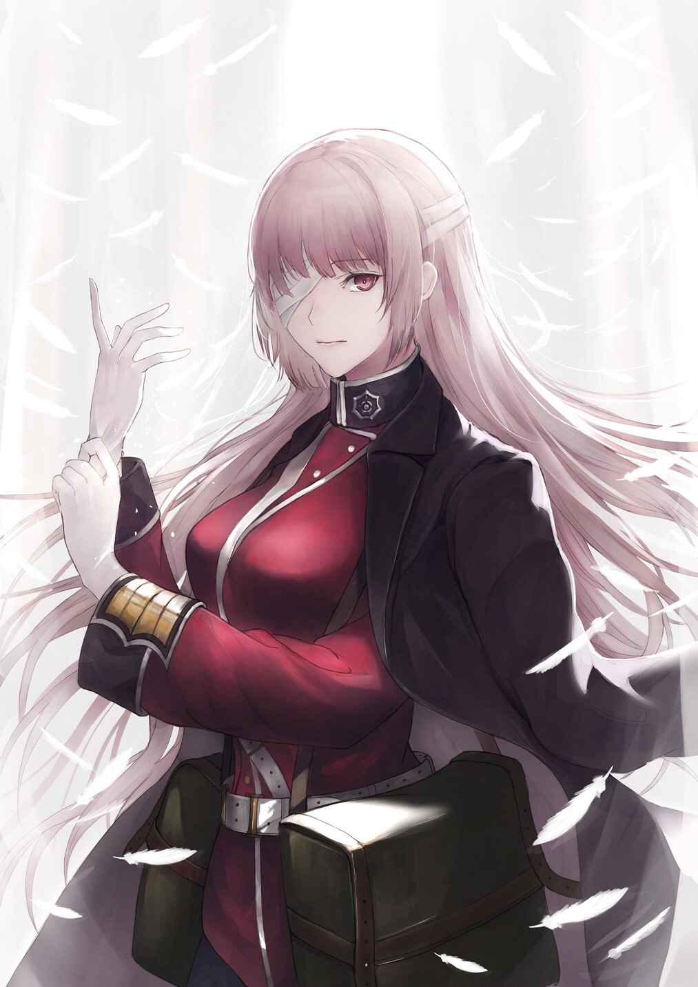 Anime Anime Girls Fate Series Fate Grand Order Florence Nightingale Fate Grand Order Long Hair Silve 1013x1433