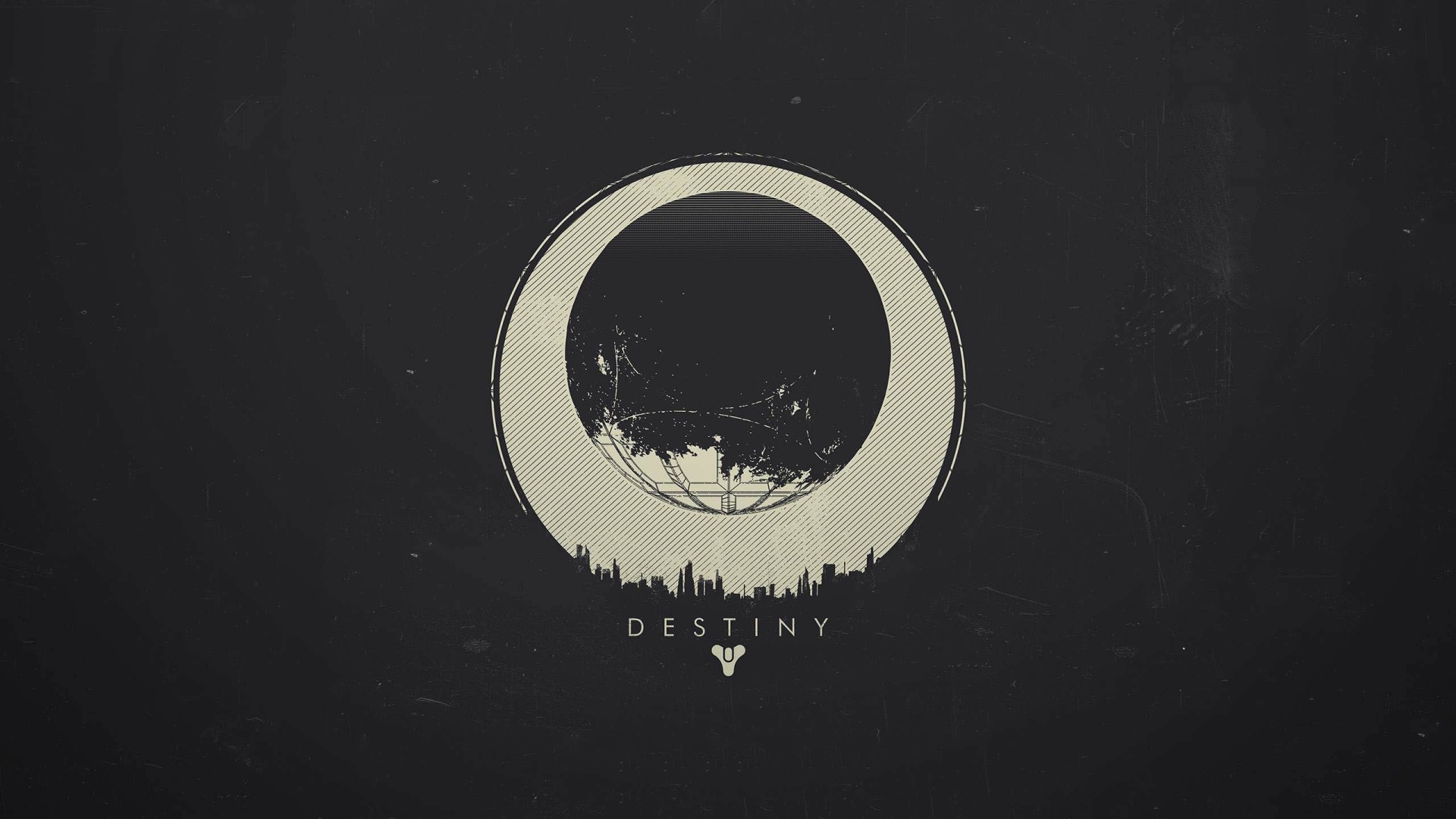 Destiny Video Game Simple Background PC Gaming Video Game Art Bungie 1920x1080