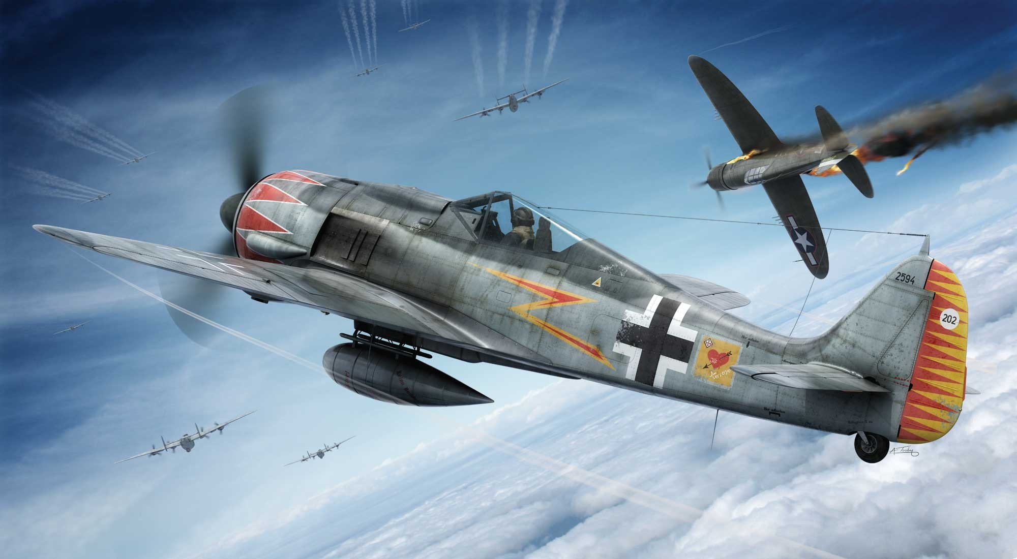 World War Ii Fw 190 Focke Wulf Focke Wulf Fw 190 Airplane War Aircraft 2000x1100
