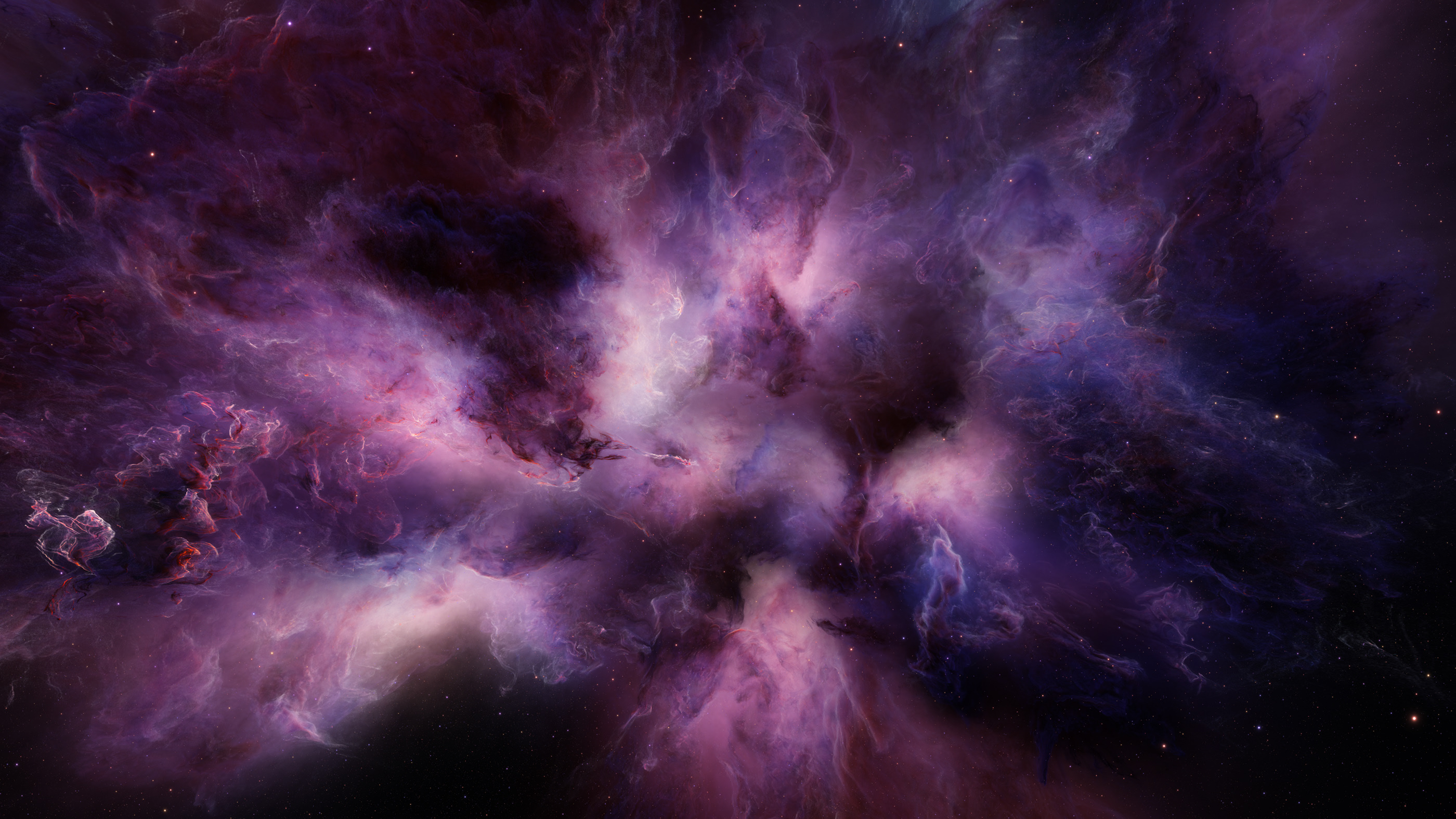 Digital Art Space Art Stars Nebula Salmonick Atelier 2800x1575
