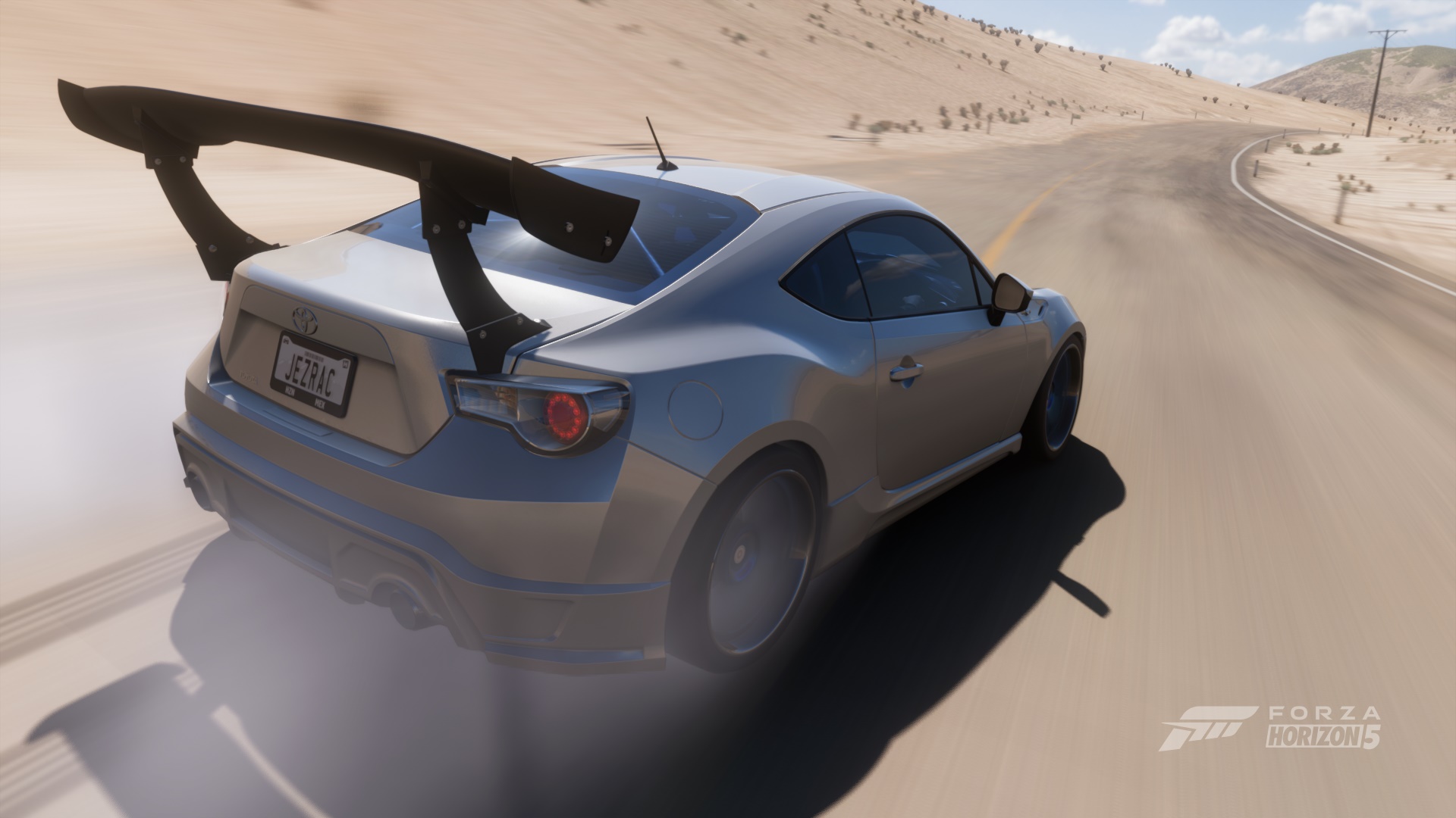 Forza Forza Horizon 5 Video Games Drift Drift Cars Toyota Motion Blur Desert Dunes Custom Made Tunin 1920x1080