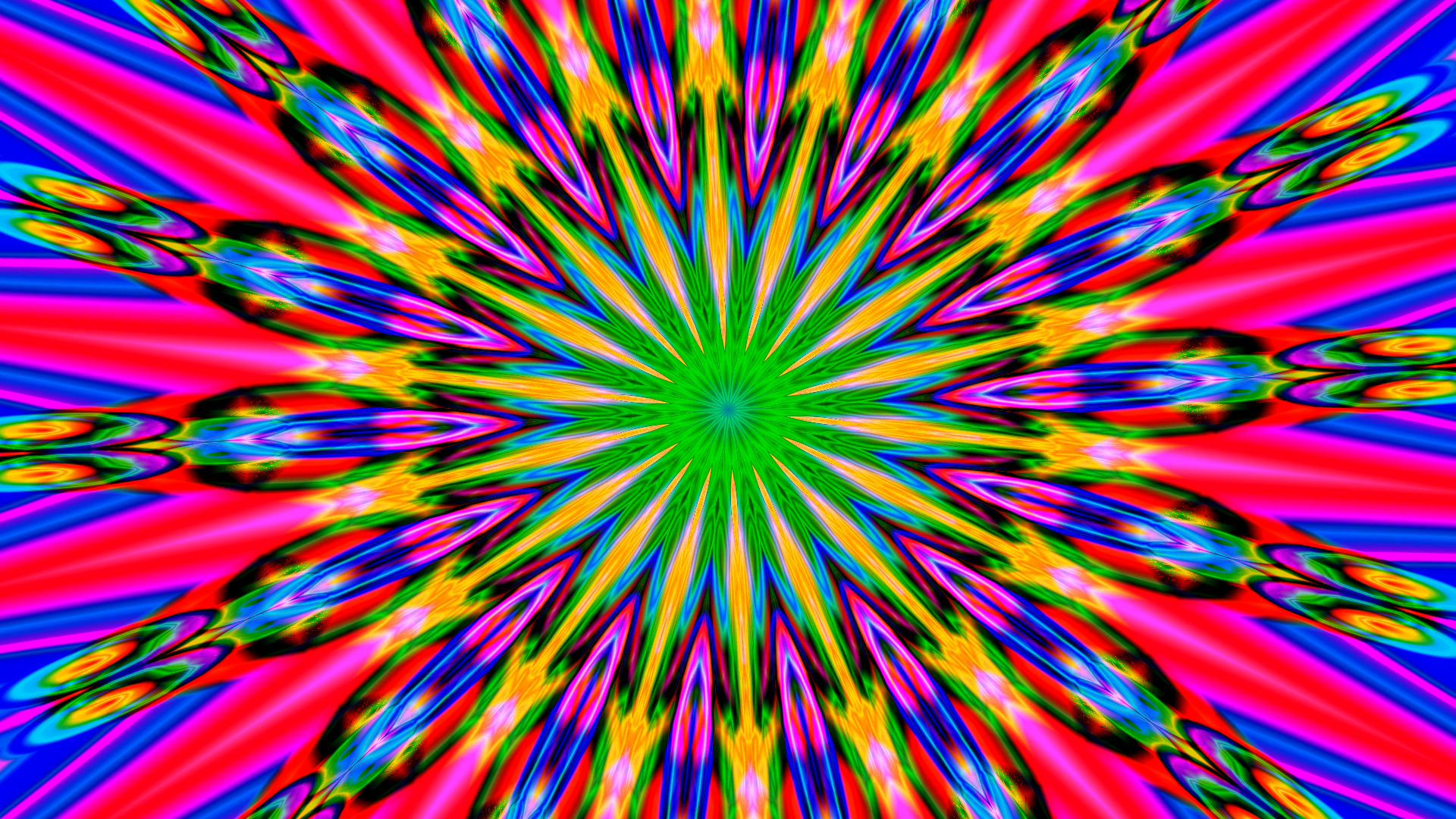 Abstract Kaleidoscope 1920x1080