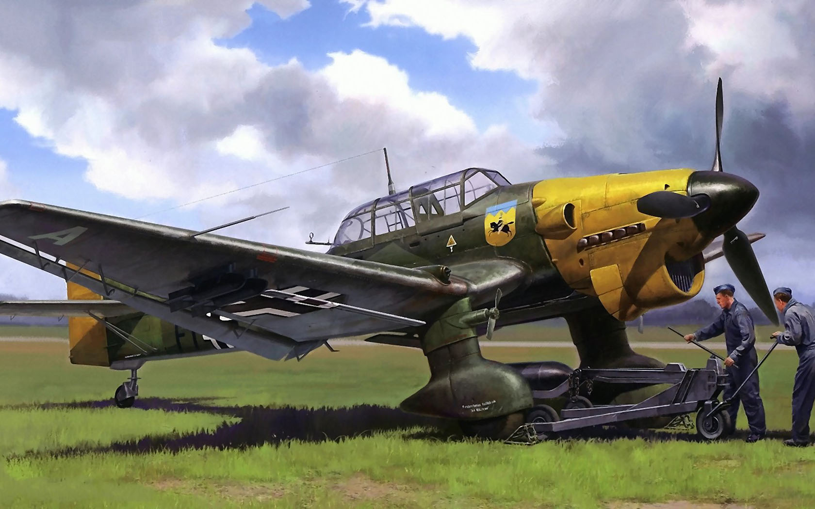 World War Ii Military Military Aircraft Aircraft Airplane Boxart Luftwaffe Germany Junkers Ju 87 Stu 1680x1050