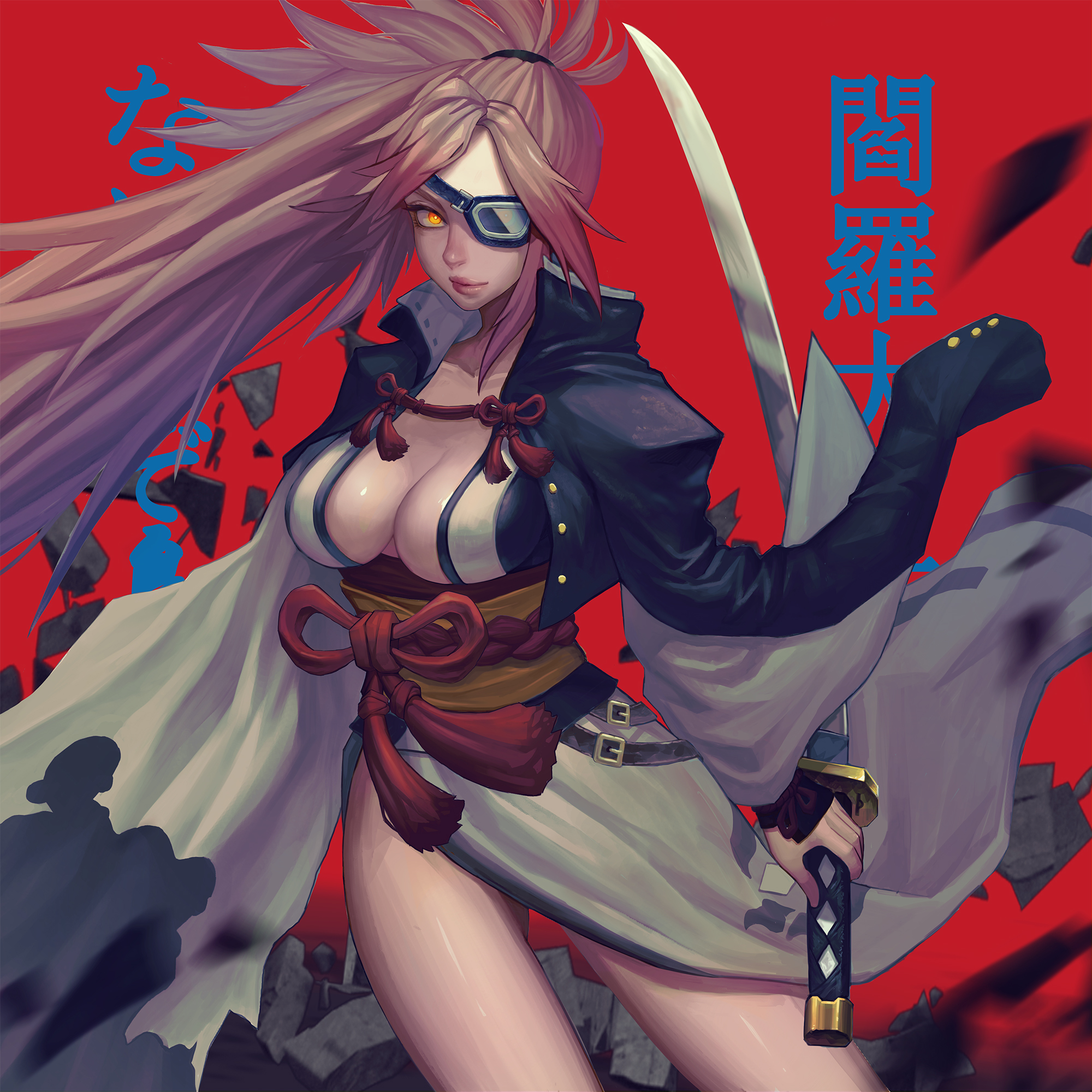 Baiken Guilty Gear Guilty Gear Strive Anime Games Anime Girls Samurai 2000x2000