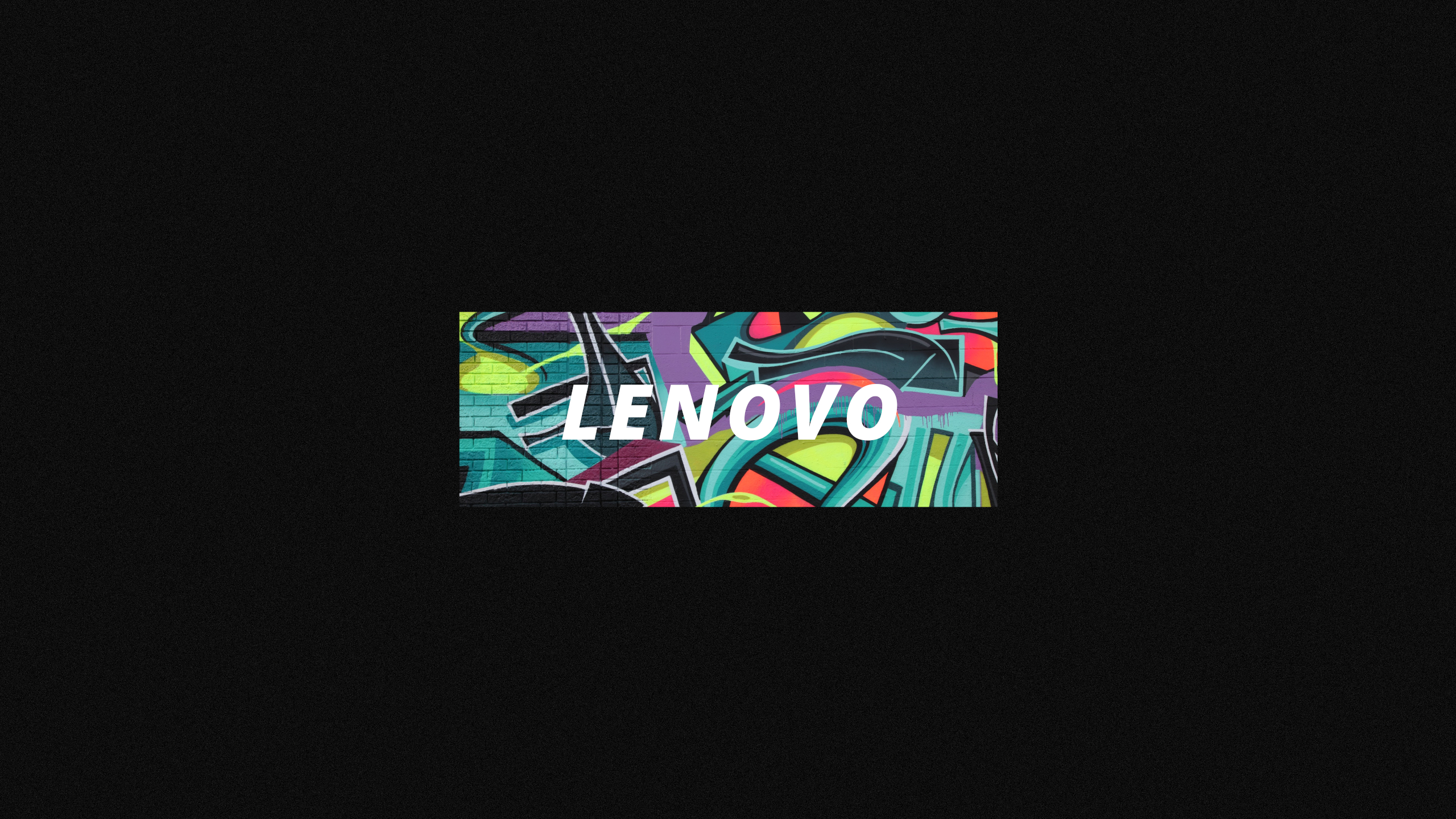 Graffiti Lenovo Simple Background Laptop Minimalism Dark 2560x1440
