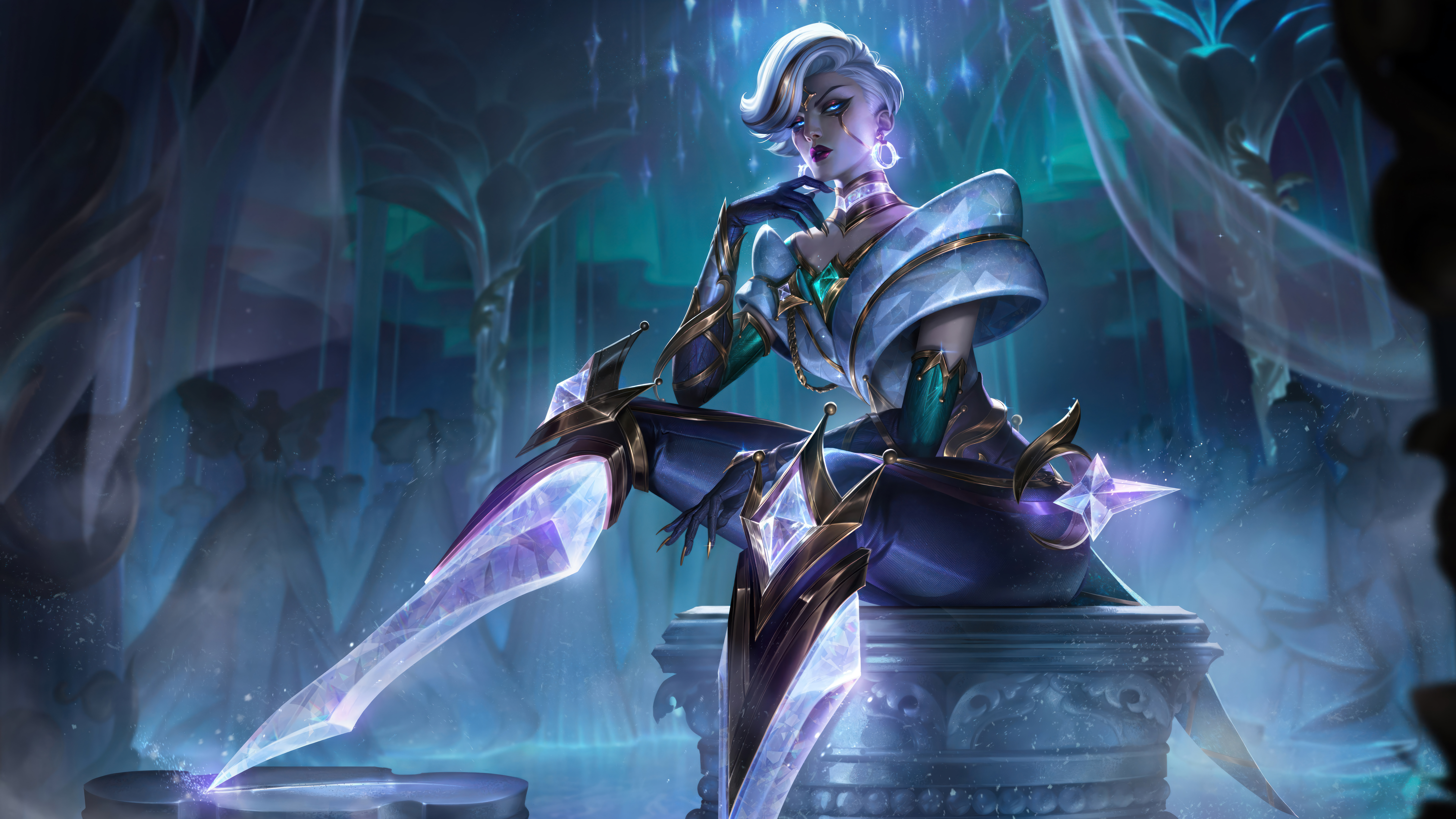 League Of Legends Digital Art Riot Games GZG Video Games Prestige Edition League Of Legends Winterbl 7680x4320