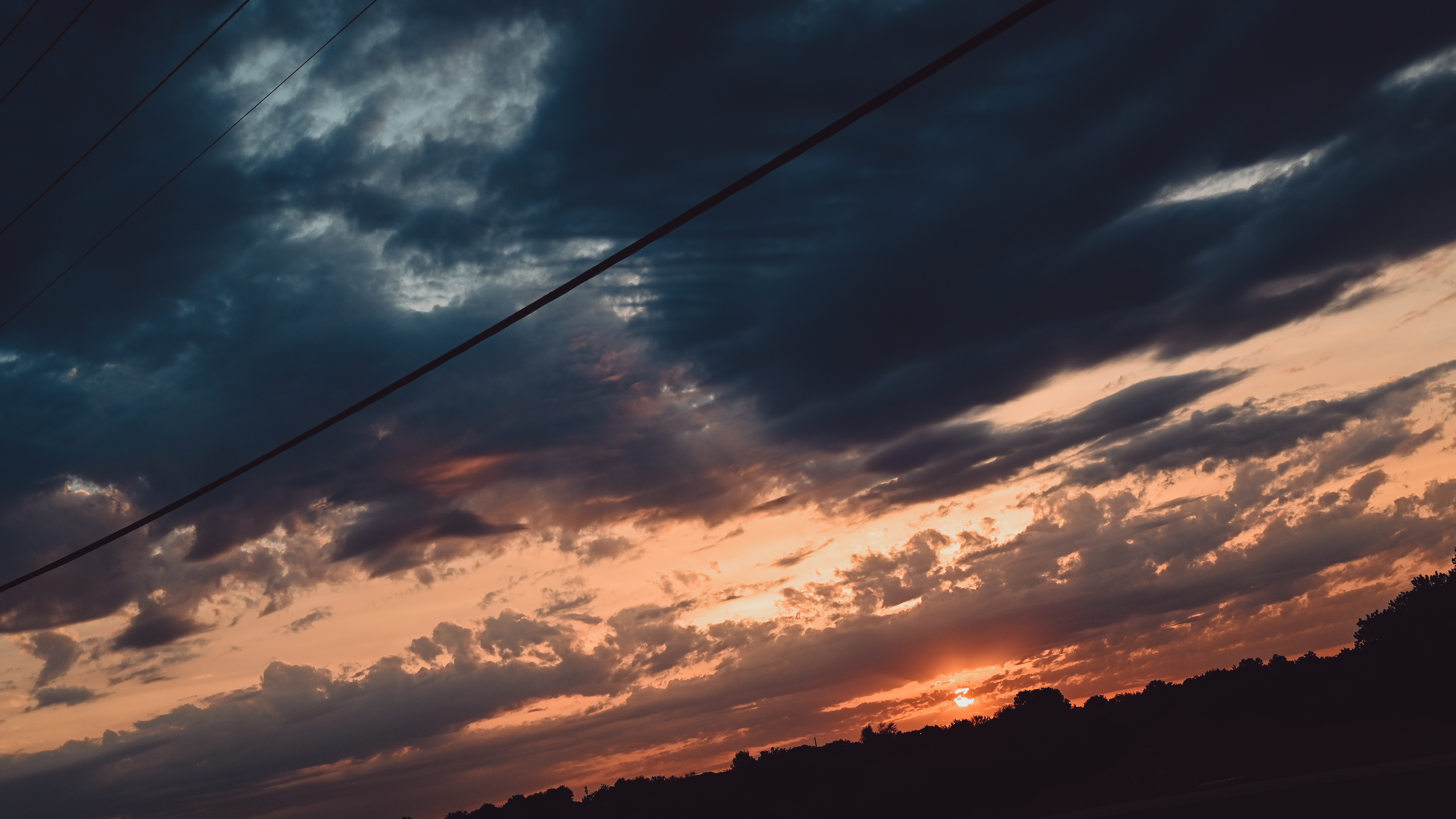 Sunset Nature Outdoors Clouds Photography Orange Perspective 50mm 6016x3384