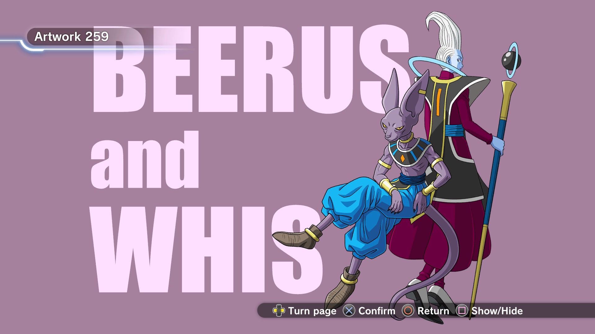 Dragon Ball Dragon Ball Xenoverse 2 Whis Beerus Anime Creatures Minimalism Simple Background Looking 1920x1080