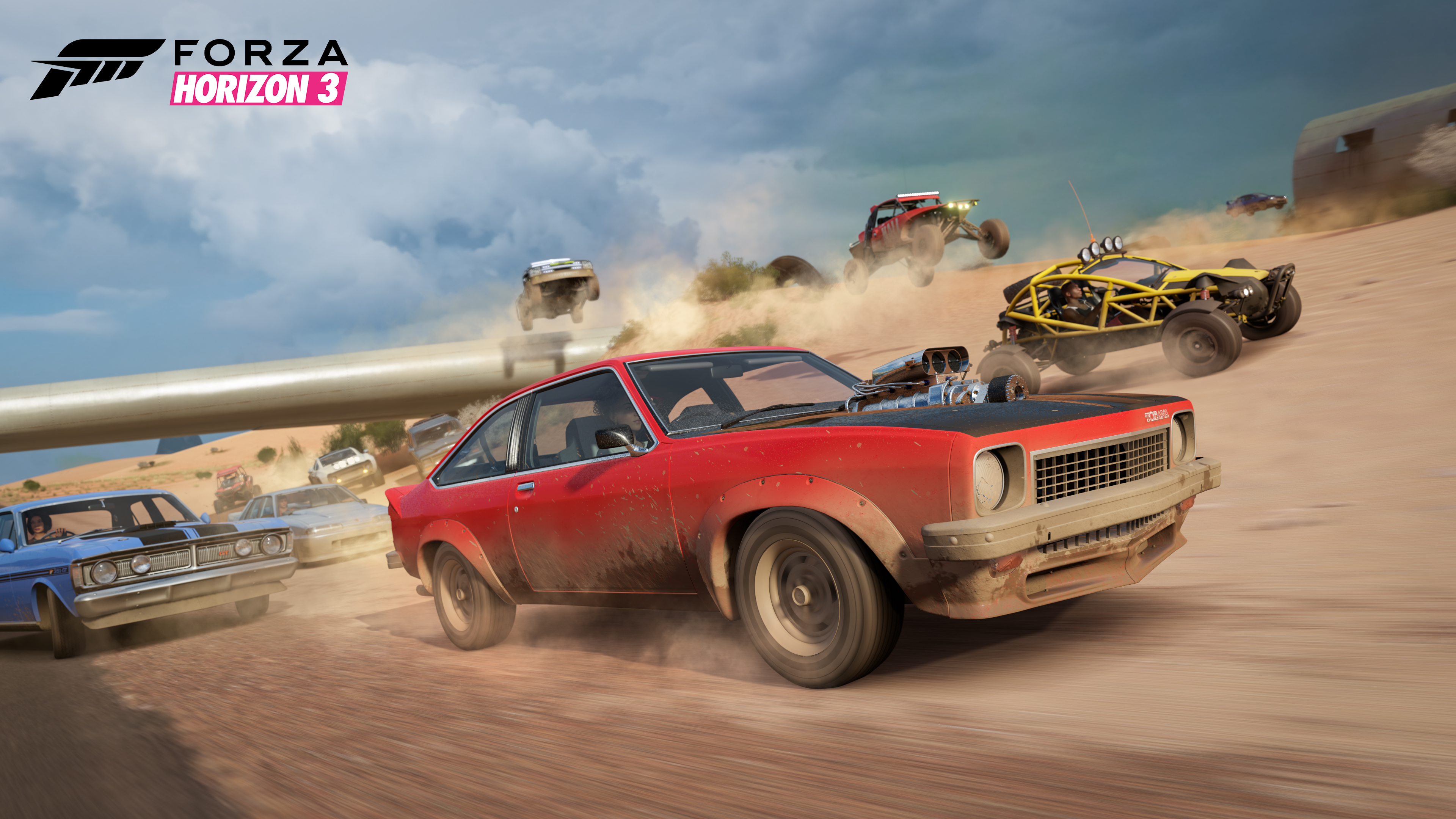 Forza Horizon 3 Video Games Car Logo Racing 3840x2160