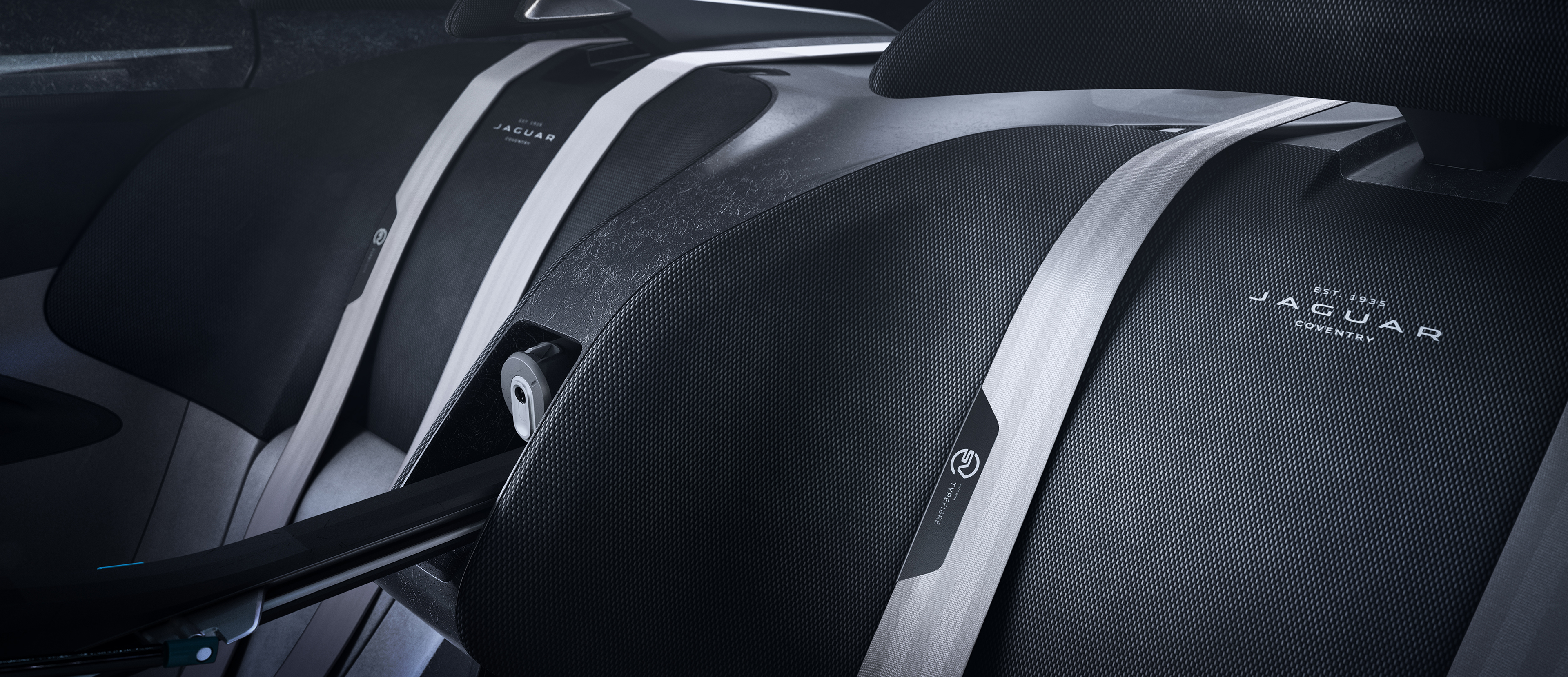 Jaguar Car Jaguar Vision GT SV Behance Car Vehicle Futuristic Concept Cars CGi Car Interior Digital  3840x1659