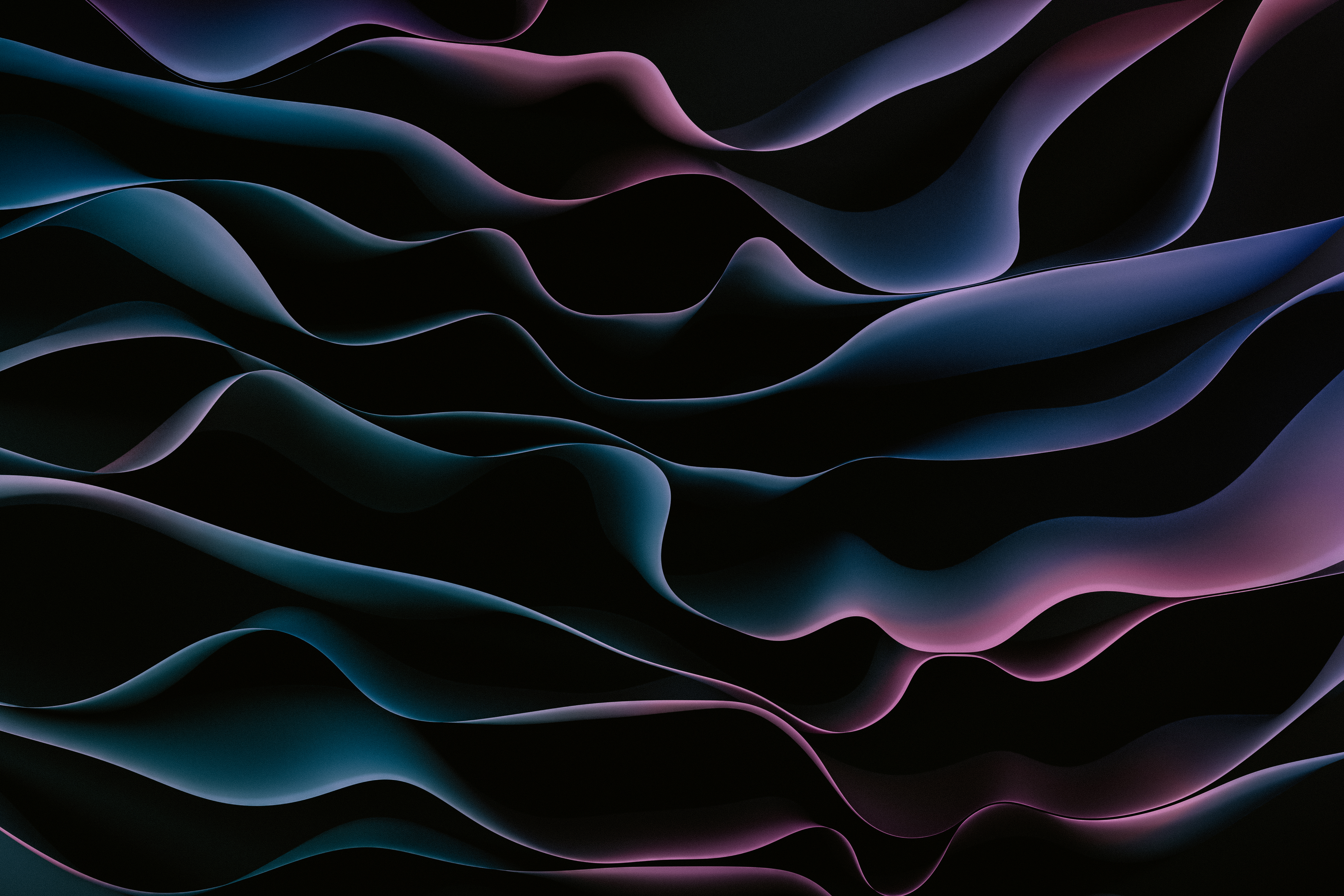 Pattern Pawel Czerwinski Waves Abstract 5944x3963