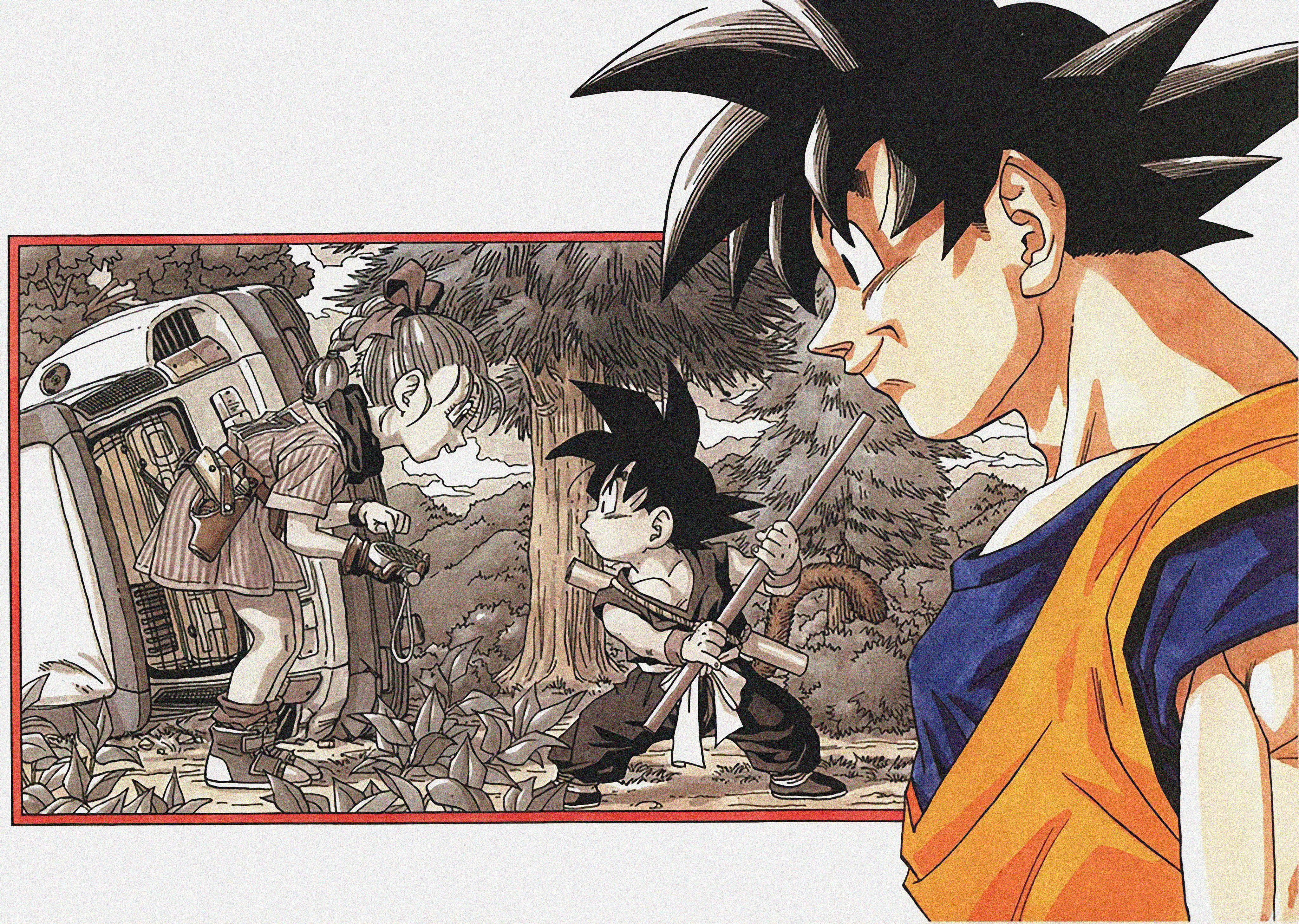 Dragon Ball Bulma Son Goku Anime Boys Anime Girls Anime 4096x2914