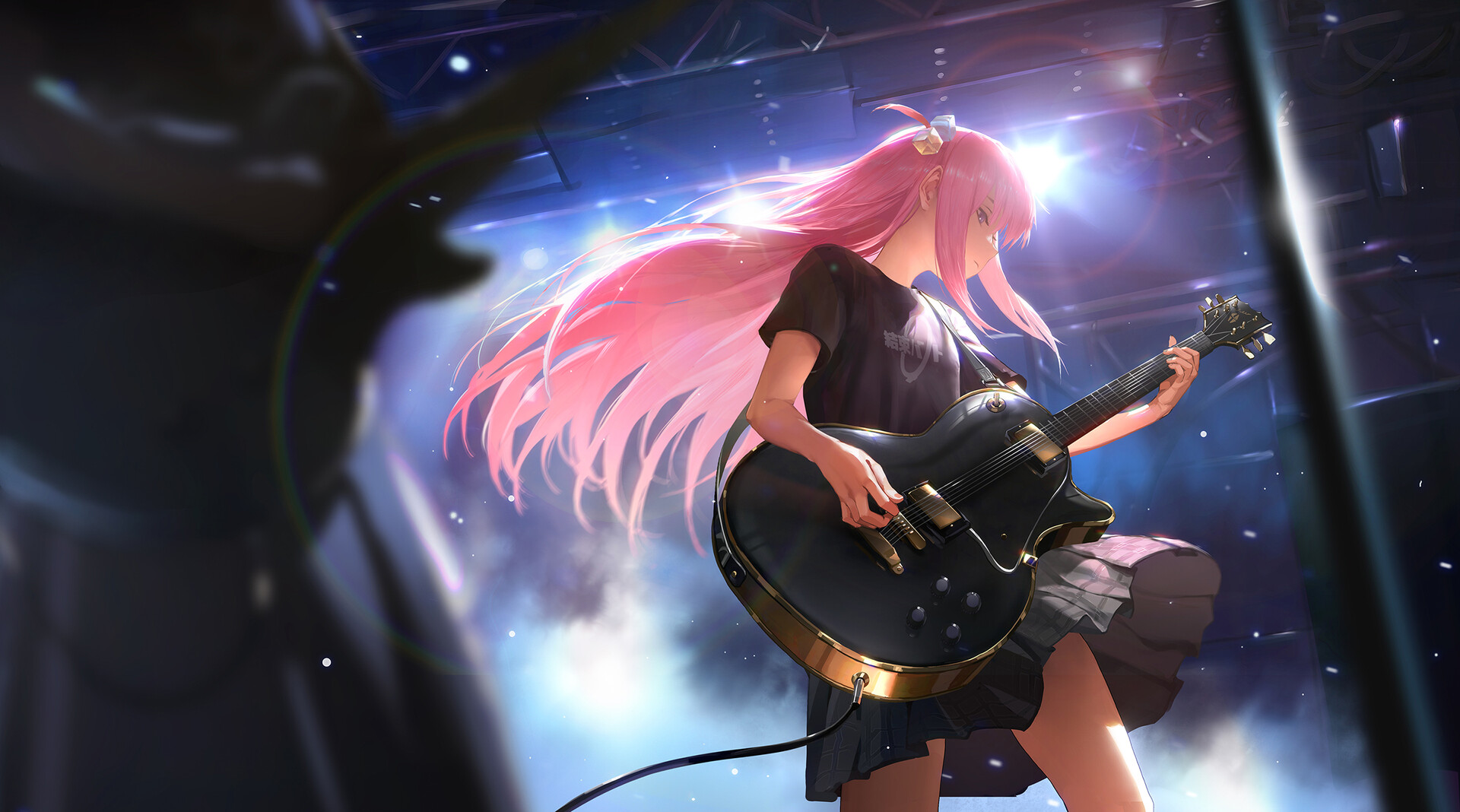 Gotou Hitori BOCCHi THE ROCK Anime Girls Anime Kessoku Band 1920x1068