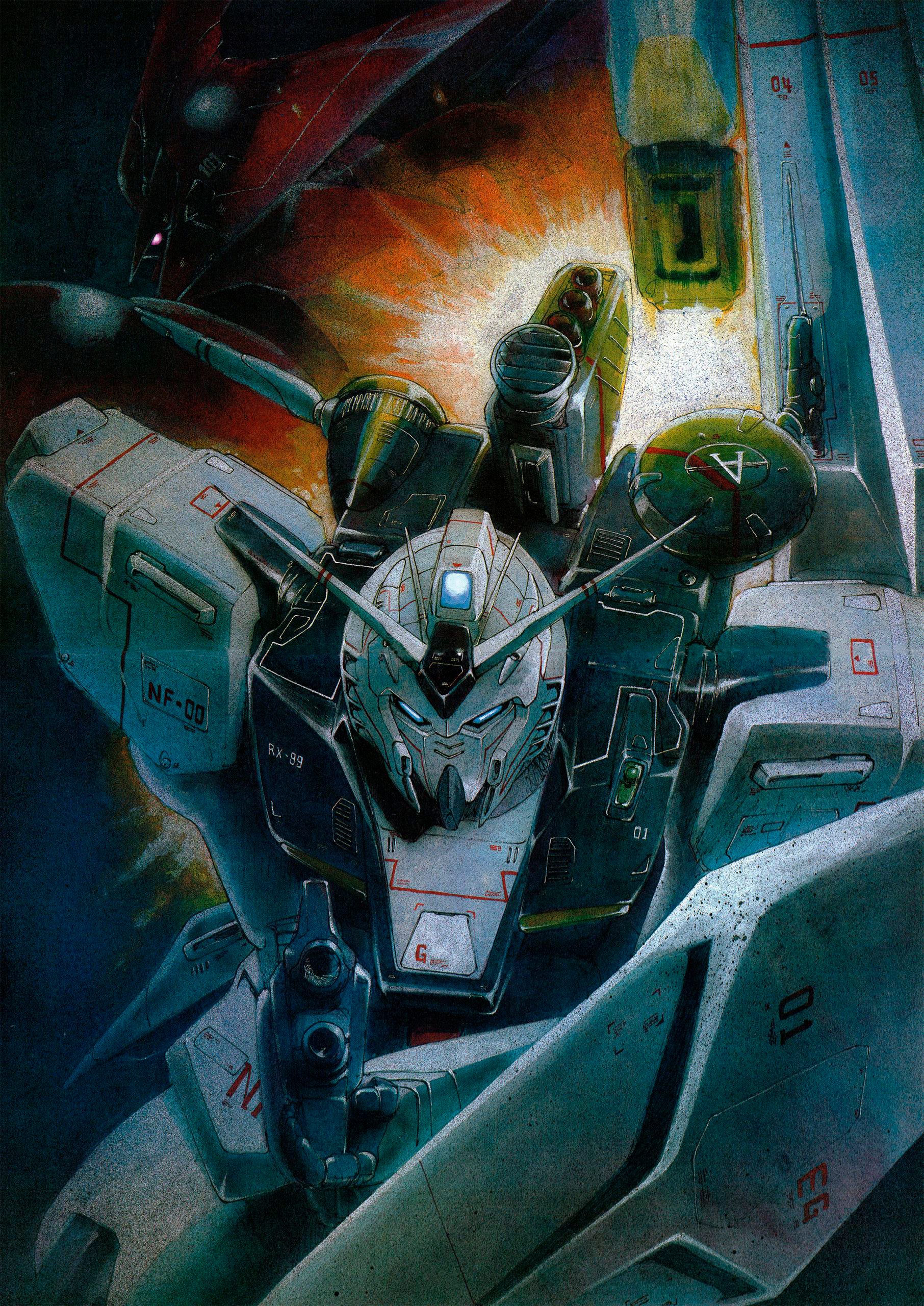 Gundam Mechs Manga Vertical 1812x2560