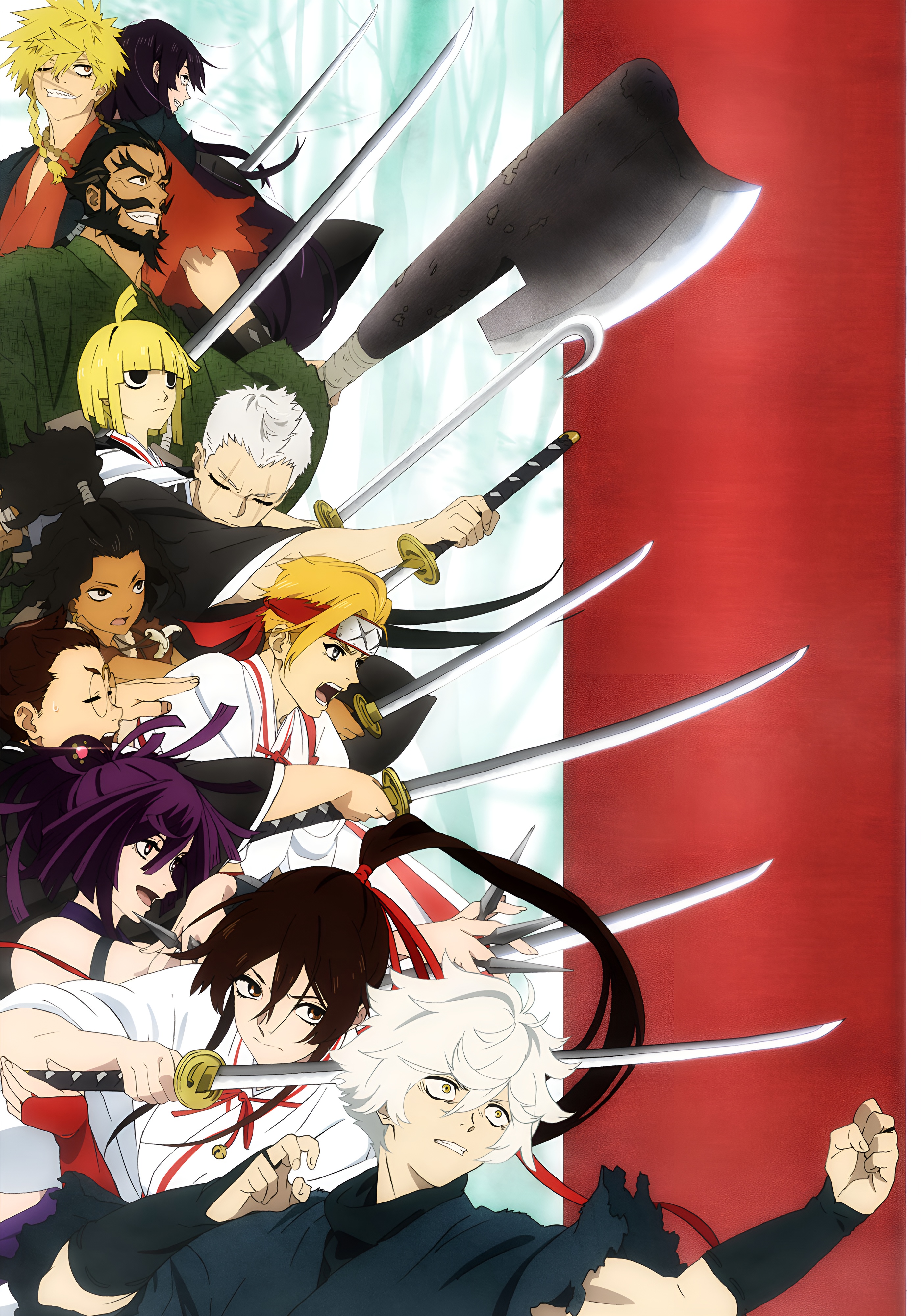 Hells Paradise Jigokuraku MAPPA Anime Katana Vertical Anime Boys Anime Girls Weapon 2800x4000
