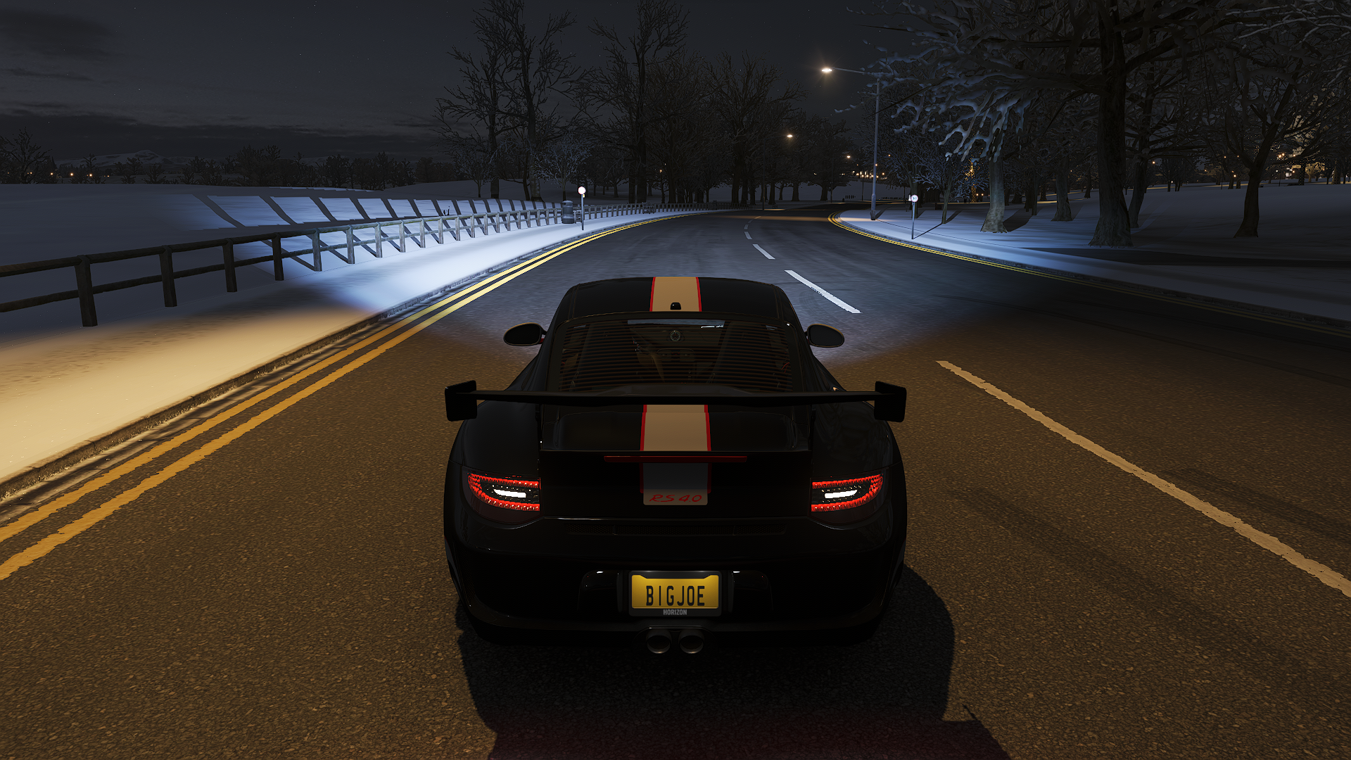 Forza Forza Horizon Forza Horizon 4 Car Racing Porsche CGi Video Games Road Rear View Licence Plates 1920x1080