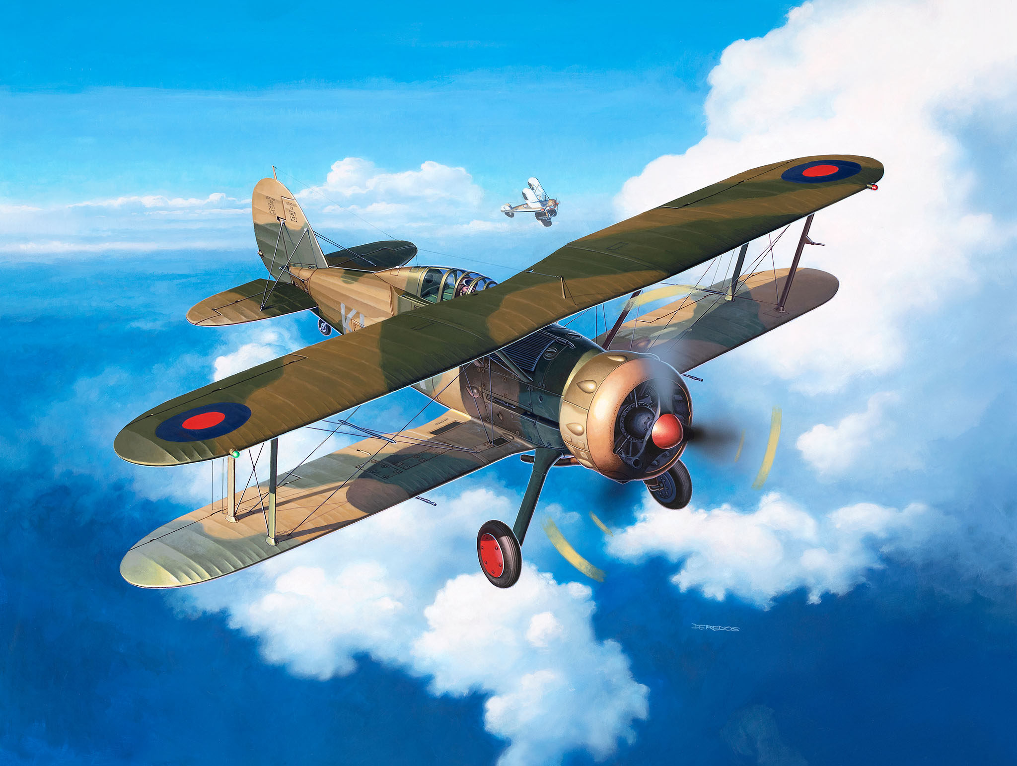 World War Ii Aircraft Airplane Military Military Aircraft War Biplane Gloster Gladiator Royal Air Fo 2048x1543