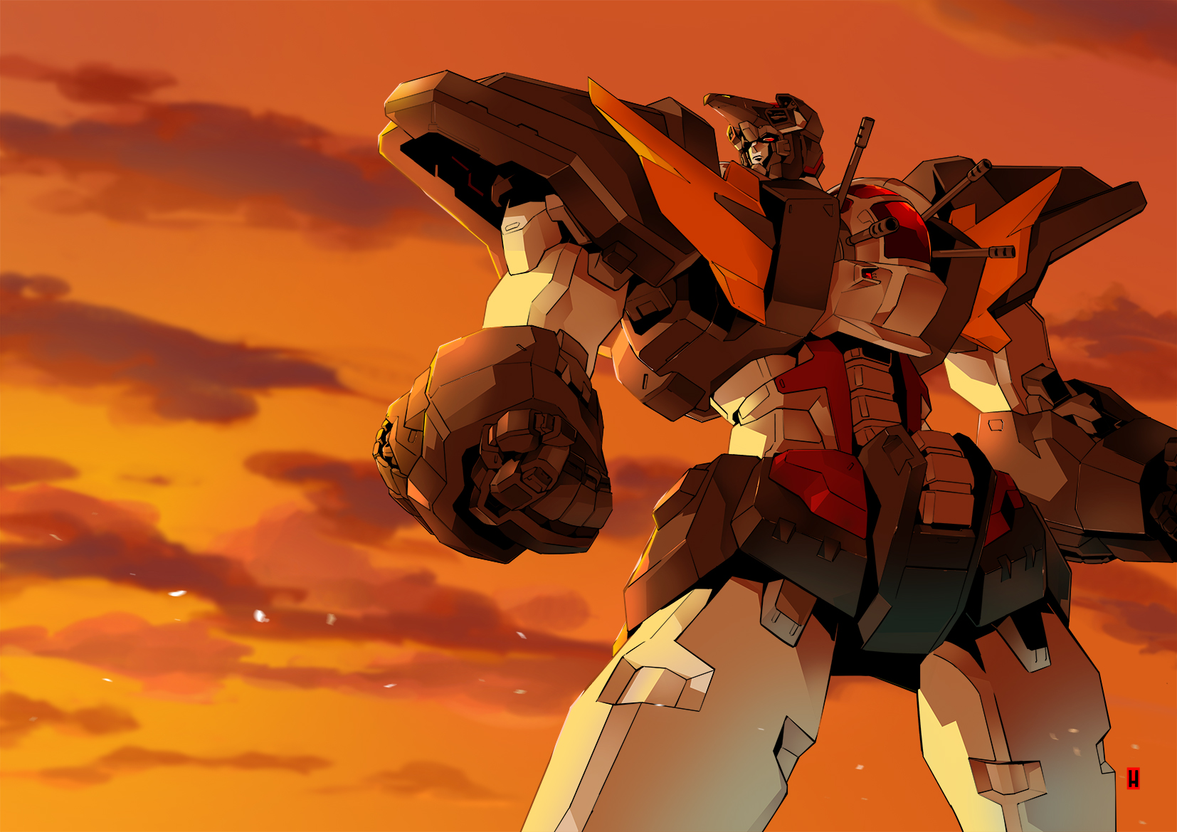 Dancouga Dancouga Super Beast Machine God Anime Mechs Super Robot Taisen Artwork Digital Art Fan Art 1654x1169