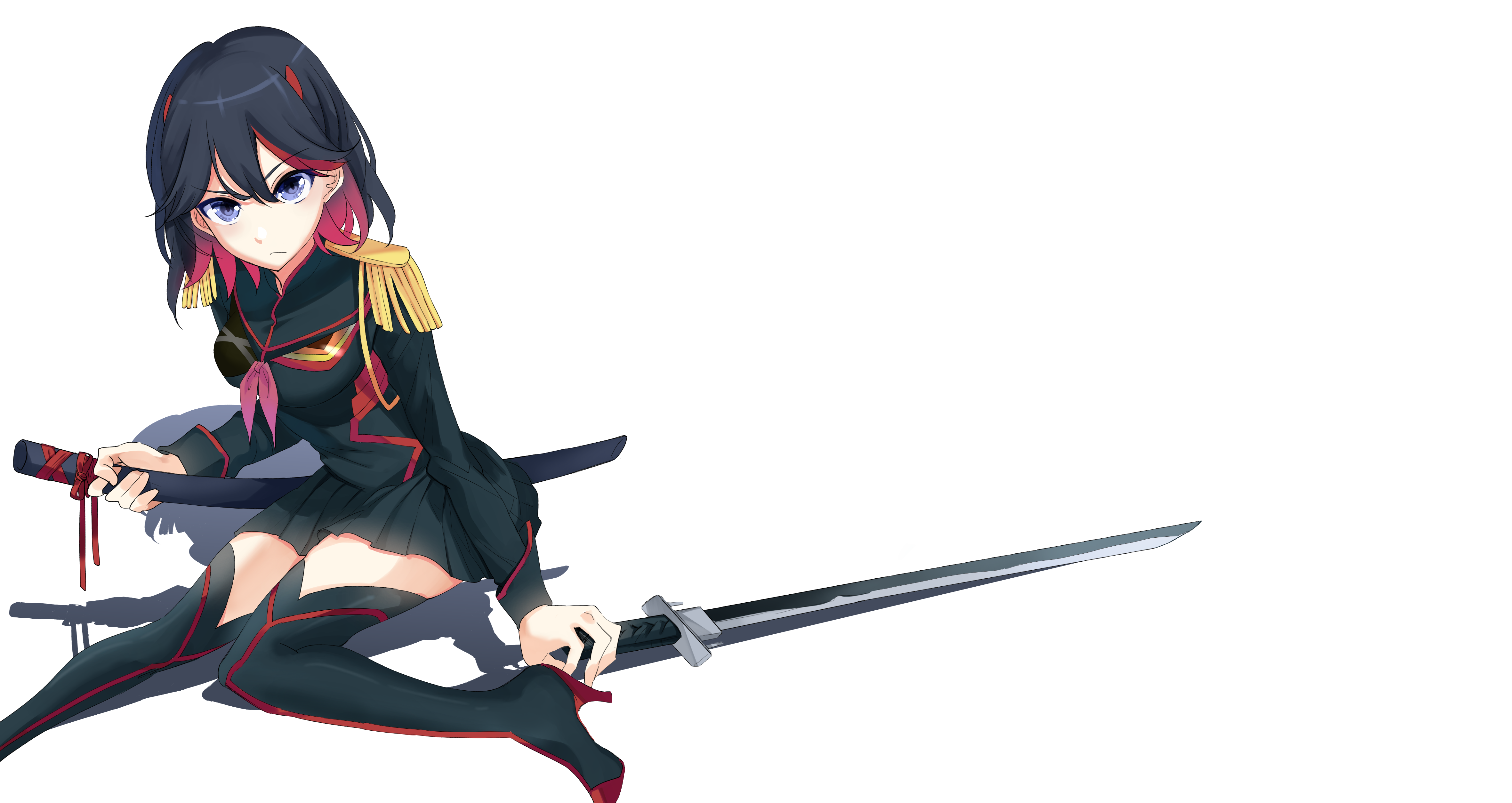 Kill La Kill Matoi Ryuuko Anime Girls Katana 4724x2509