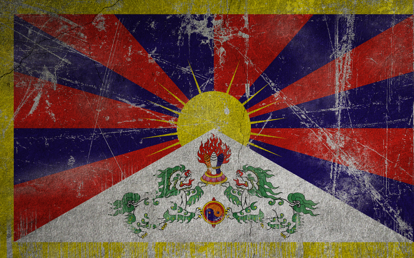 Flag Tibet 1440x900