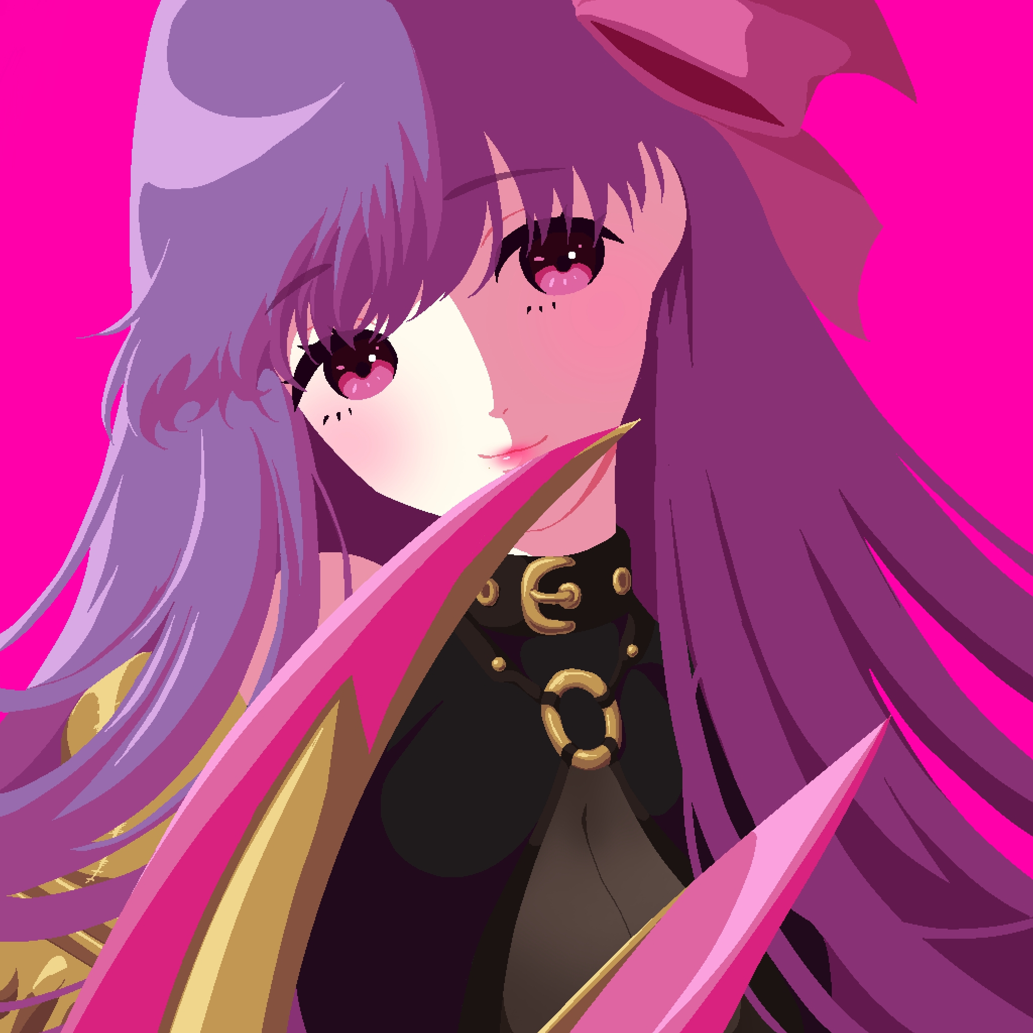 Anime Anime Girls Fate Series Fate Extra CCC Fate Grand Order Passionlip Long Hair Purple Hair Artwo 2048x2048