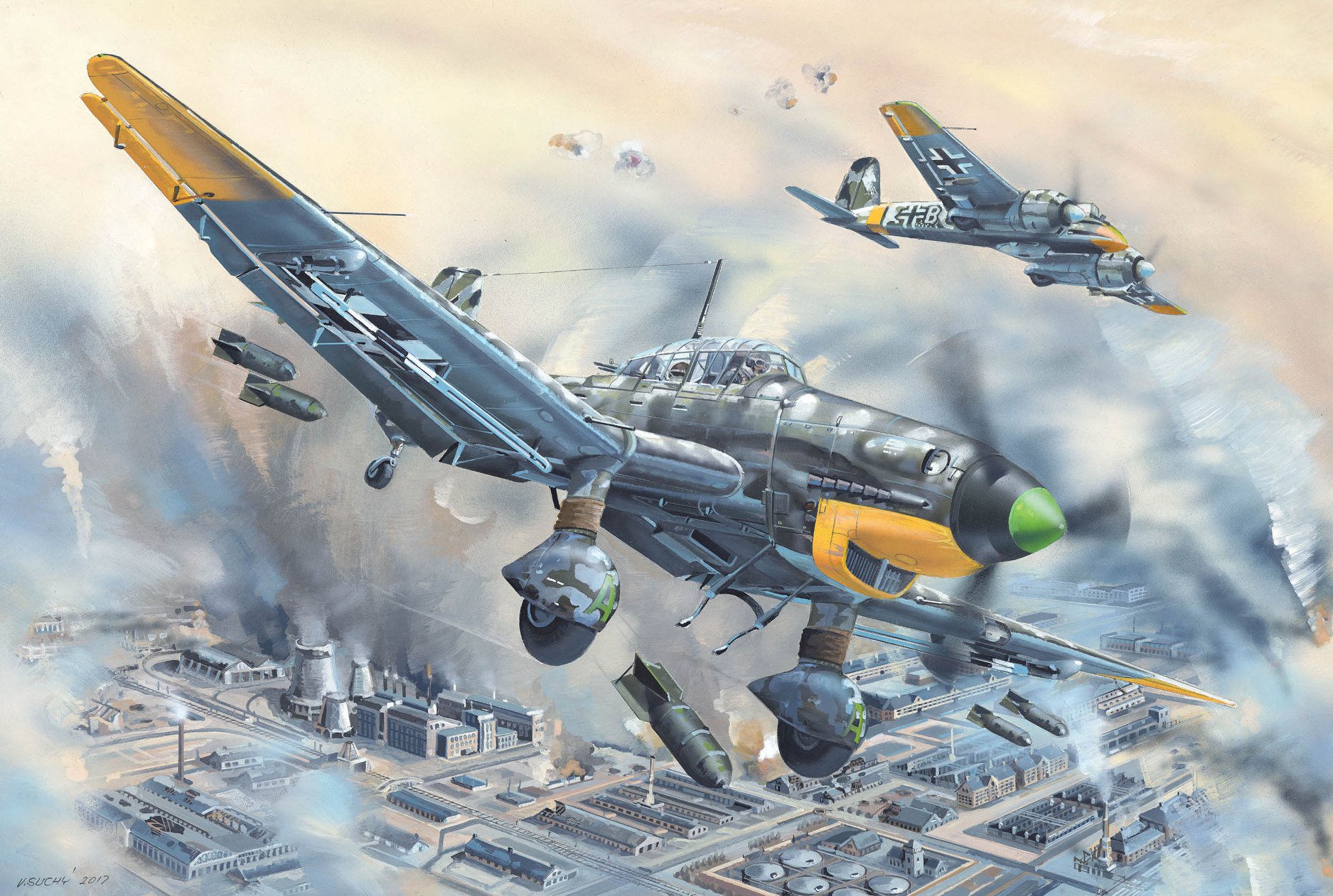 World War Ii Military Military Aircraft Aircraft Airplane Luftwaffe Germany Junkers Ju 87 Stuka Junk 1875x1261