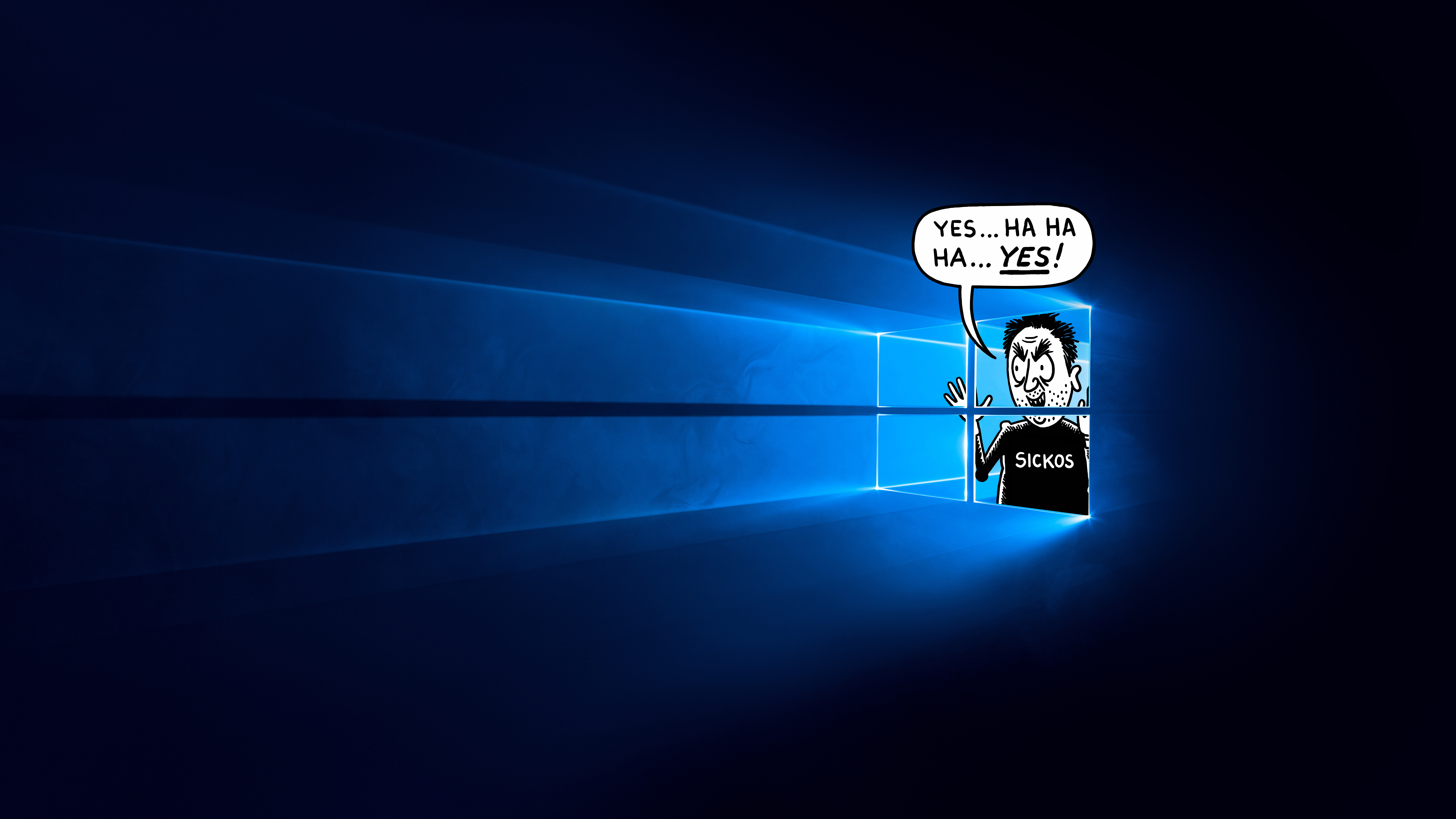 Windows 10 Microsoft Digital Art Simple Background Minimalism 8000x4500